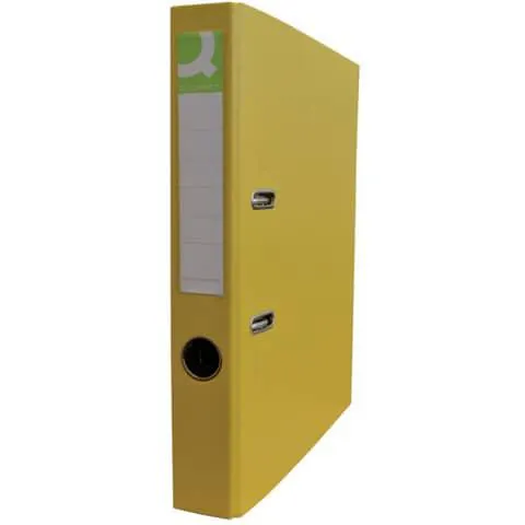 Ordner Polypropylen A4 50mm gelb 105136 Q-CONNECT KF01875