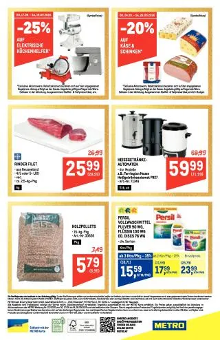 METRO Flugblatt Food - Metro Profi von 17. September bis 30. September 2026 - Flugblätt seite  64