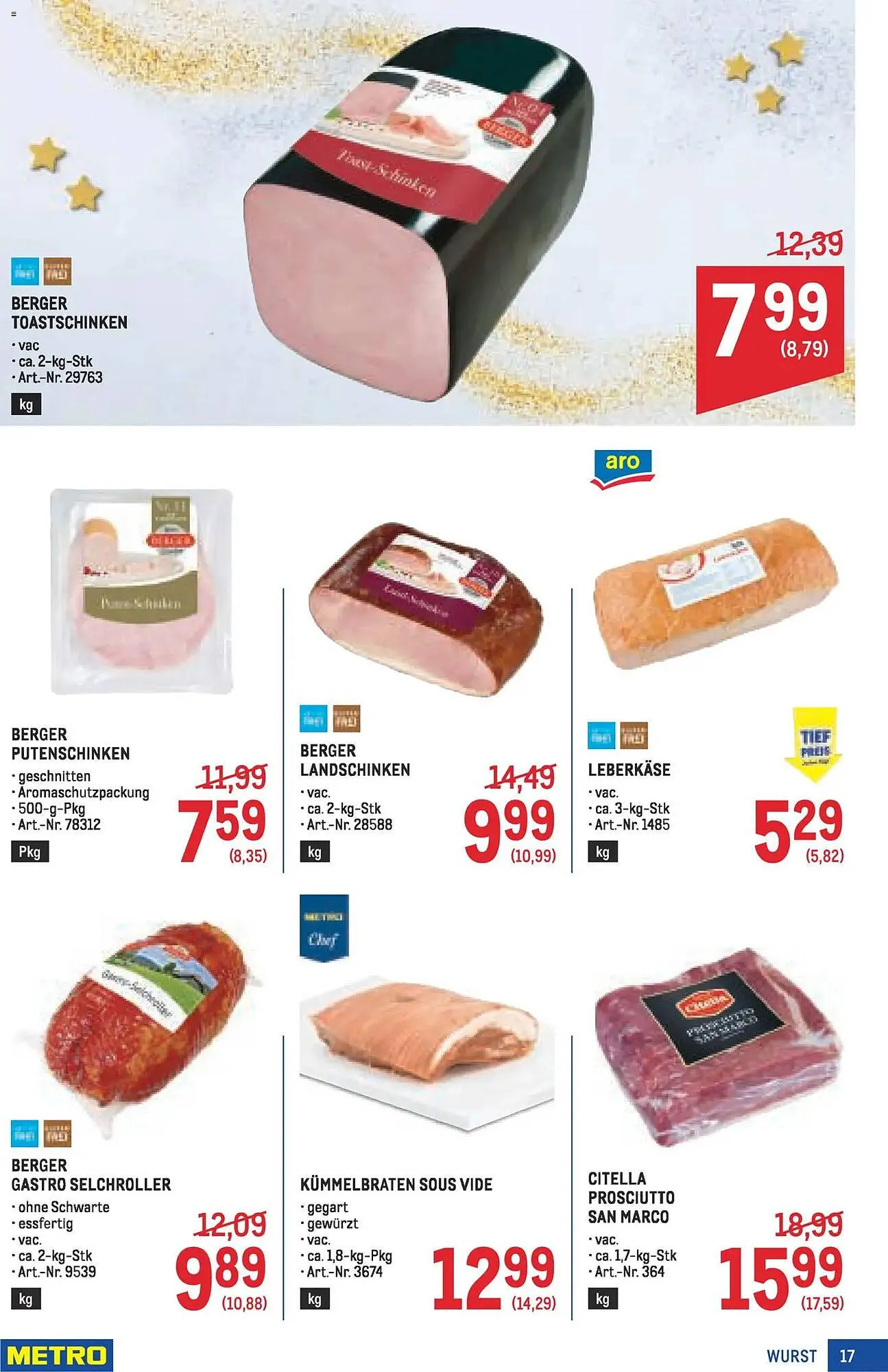 Metro Flugblatt von 27. November bis 10. Dezember 2025 - Flugblätt seite  17