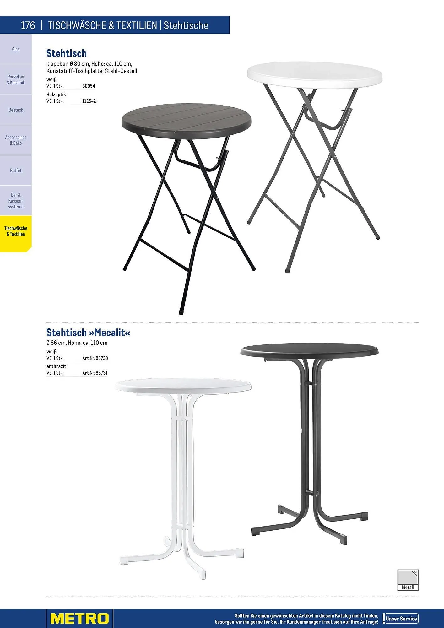 Metro Flugblatt von 25. März bis 31. Dezember 2026 - Flugblätt seite  176
