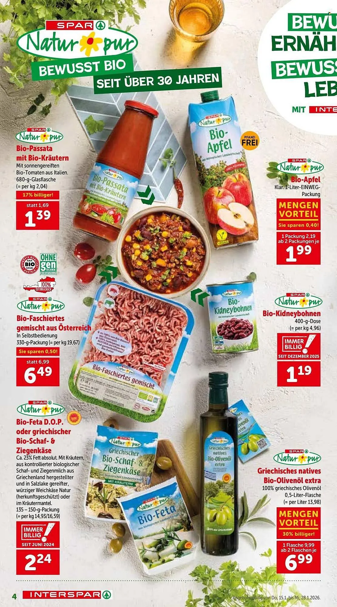 Interspar Flugblatt von 15. Jänner bis 28. Jänner 2026 - Flugblätt seite  4