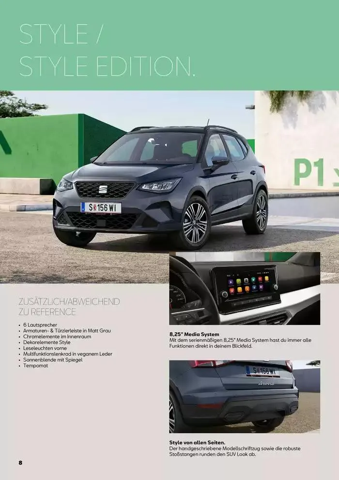 Seat Arona von 31. Jänner bis 22. Jänner 2026 - Flugblätt seite  8