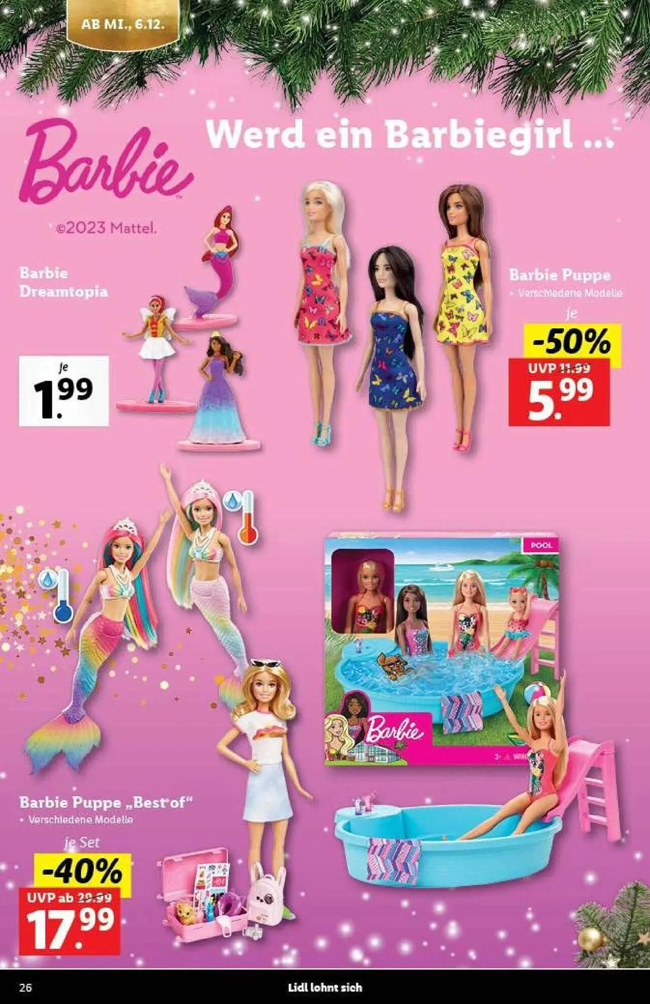 Lidl Flugblatt von 30. Oktober bis 14. Dezember 2023 - Flugblätt seite 26