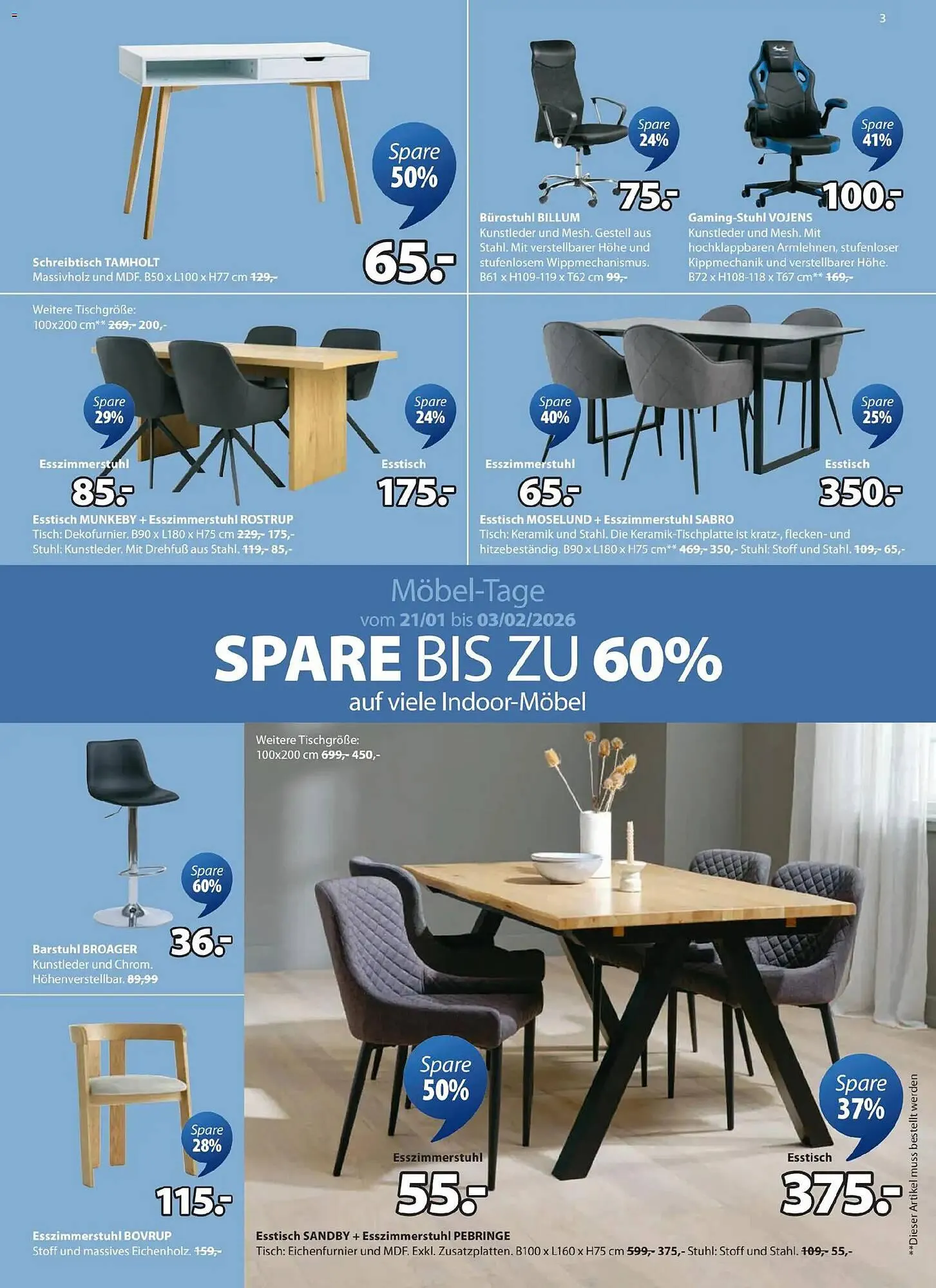 JYSK Flugblatt von 19. Jänner bis 10. Februar 2026 - Flugblätt seite 3