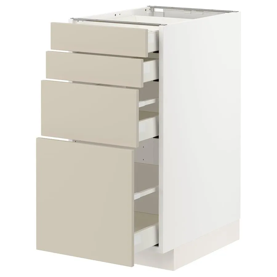 Unterschr., 4 Fronten/4 Schubladen