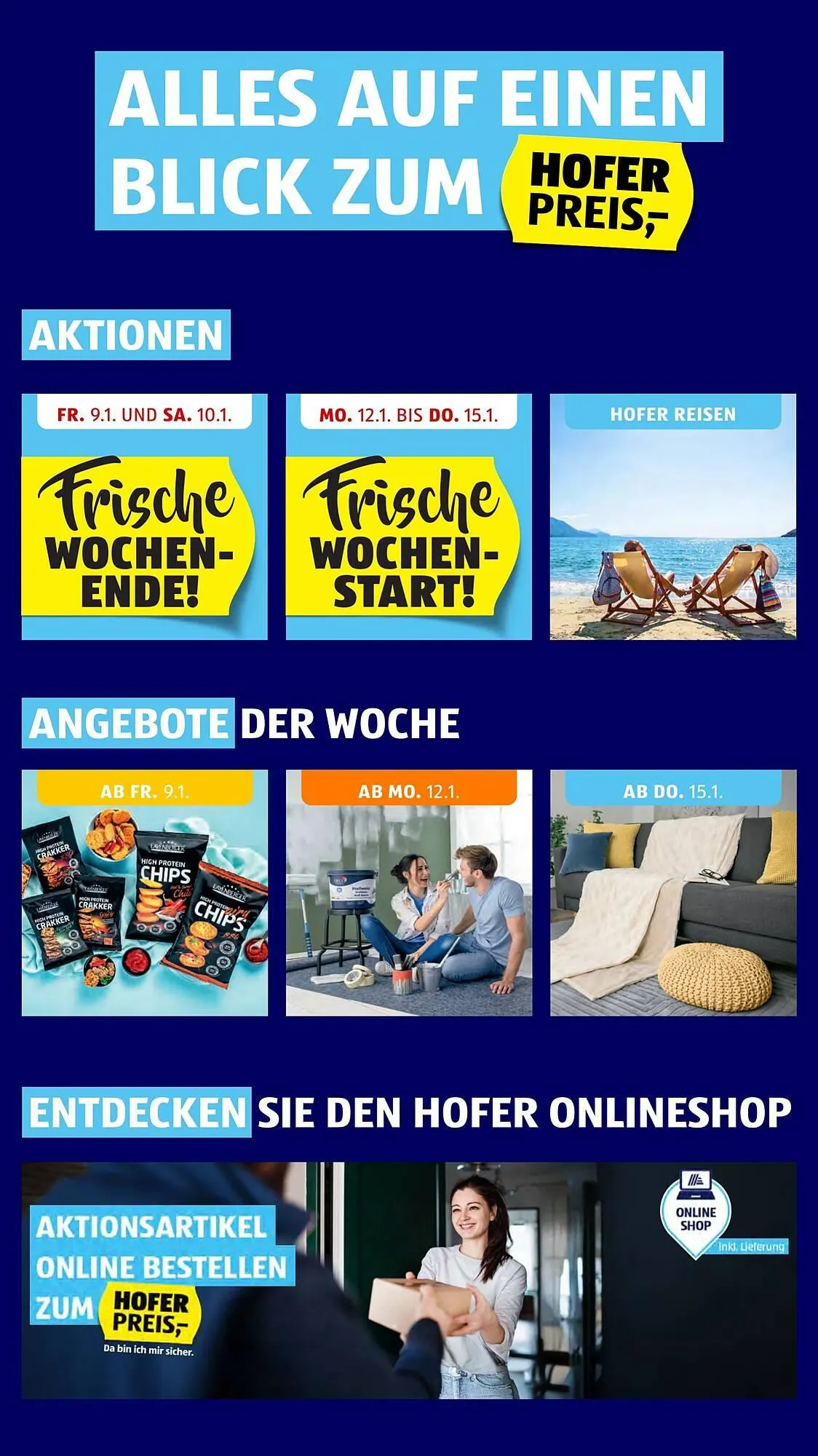 Hofer Flugblatt von 9. Jänner bis 15. Jänner 2026 - Flugblätt seite  2