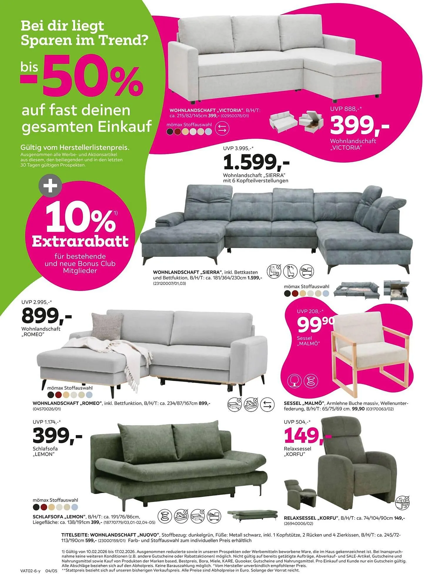 Mömax Flugblatt von 11. Februar bis 17. Februar 2026 - Flugblätt seite  4