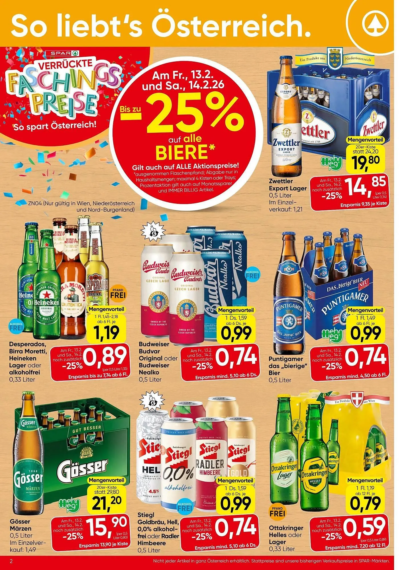 Spar Flugblatt von 12. Februar bis 25. Februar 2026 - Flugblätt seite  2