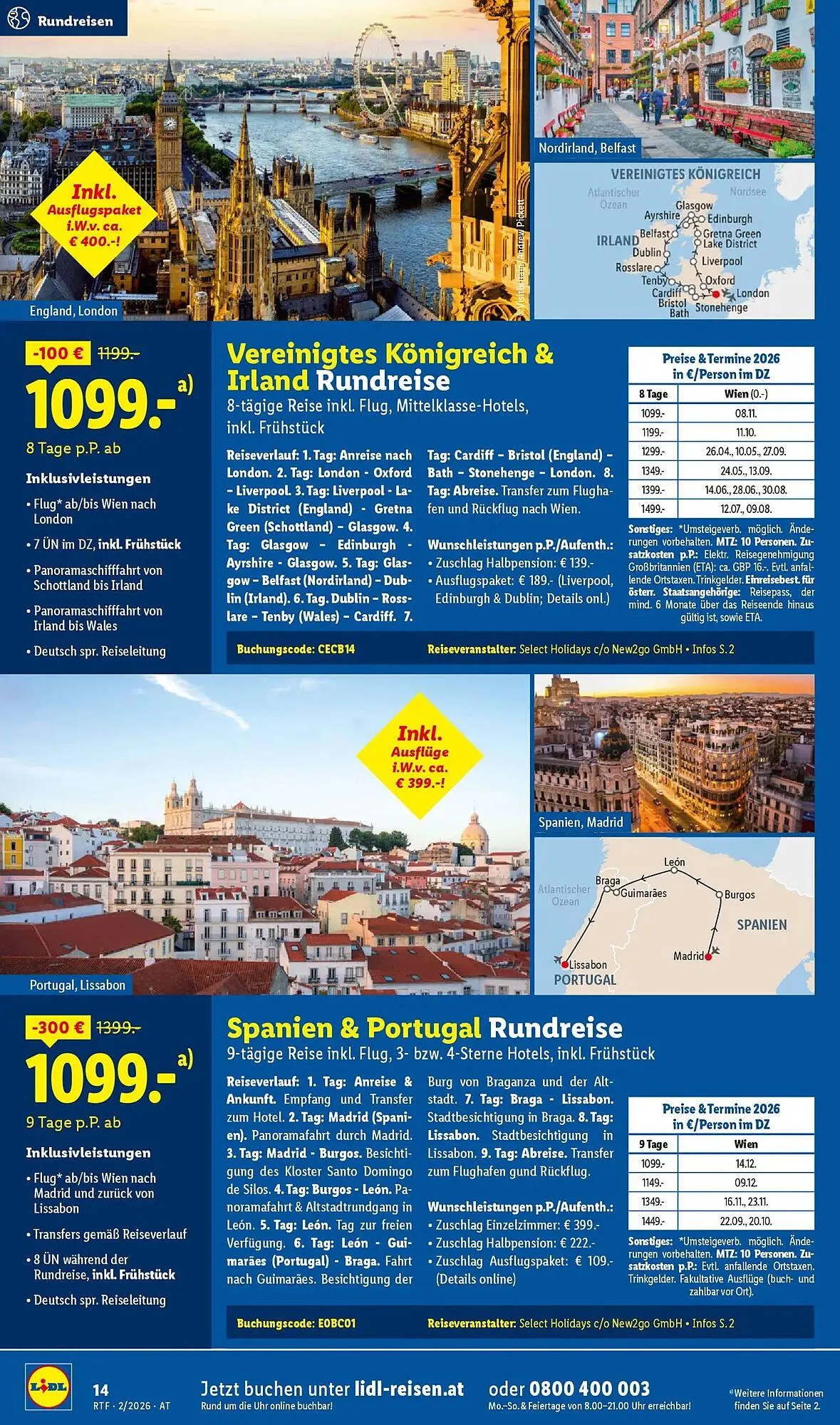 Lidl Flugblatt von 14. Februar bis 15. März 2026 - Flugblätt seite  14