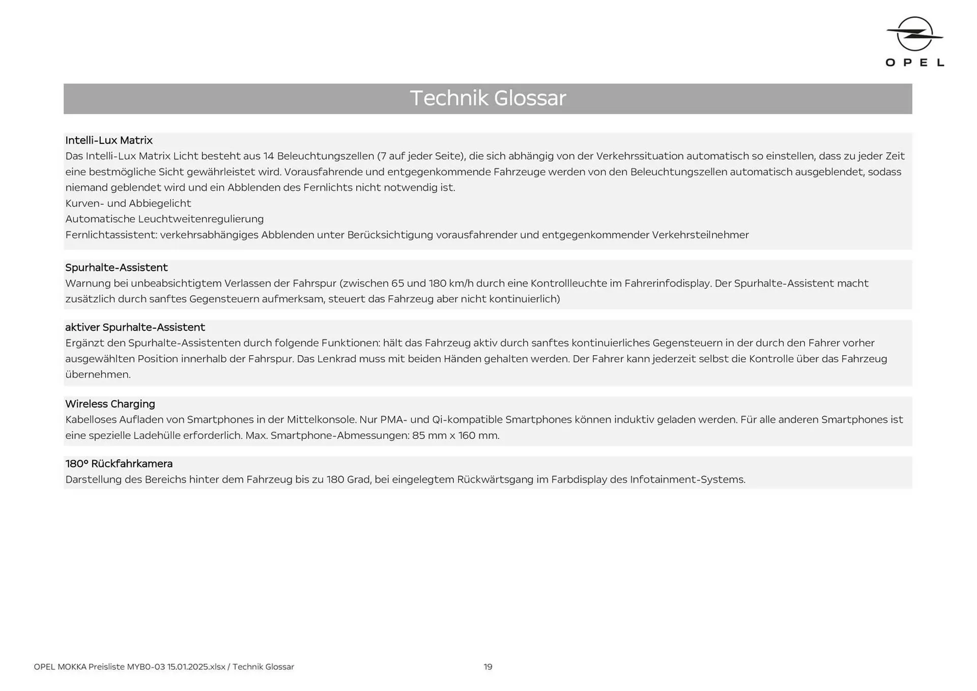 Opel Flugblatt von 8. Oktober bis 31. Oktober 2026 - Flugblätt seite  19