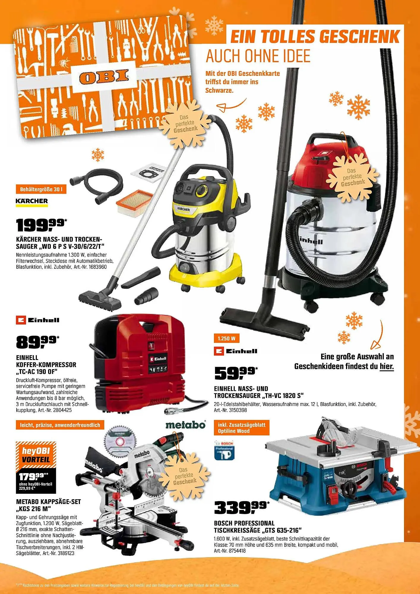 OBI Flugblatt von 1. Dezember bis 14. Dezember 2025 - Flugblätt seite 13