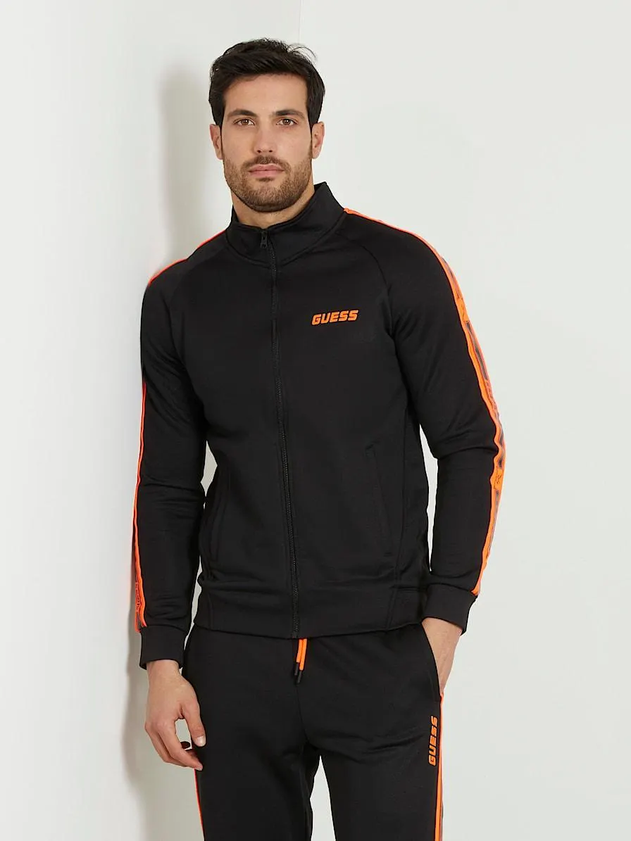 Sweatjacke seitenstreifen