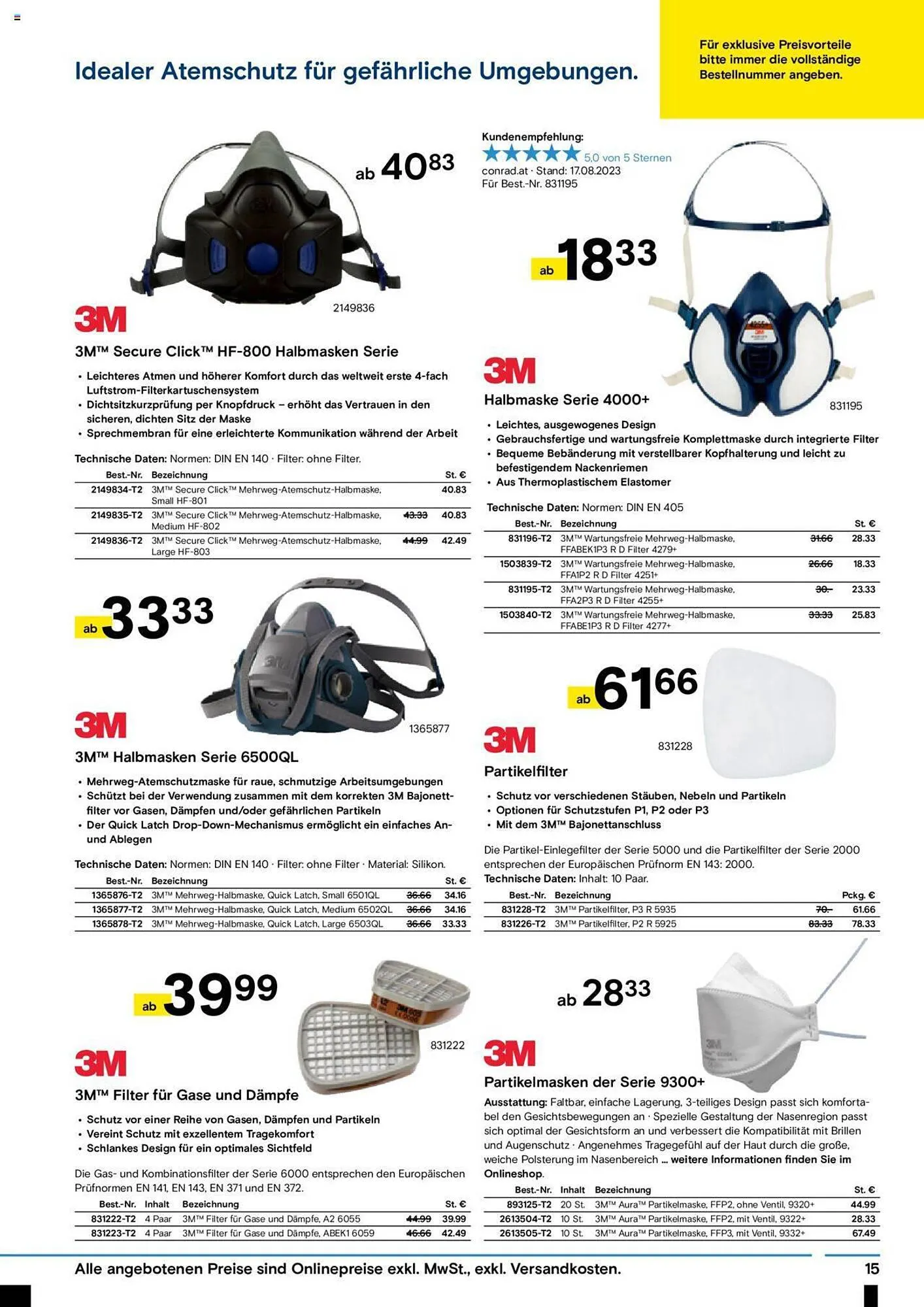 Conrad Flugblatt von 4. September bis 22. Oktober 2023 - Flugblätt seite  17