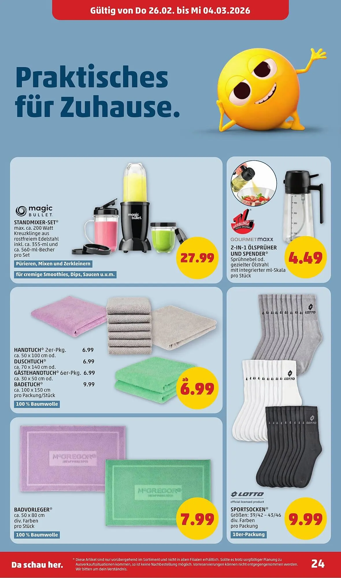 PENNY Flugblatt von 26. Februar bis 4. März 2026 - Flugblätt seite  24