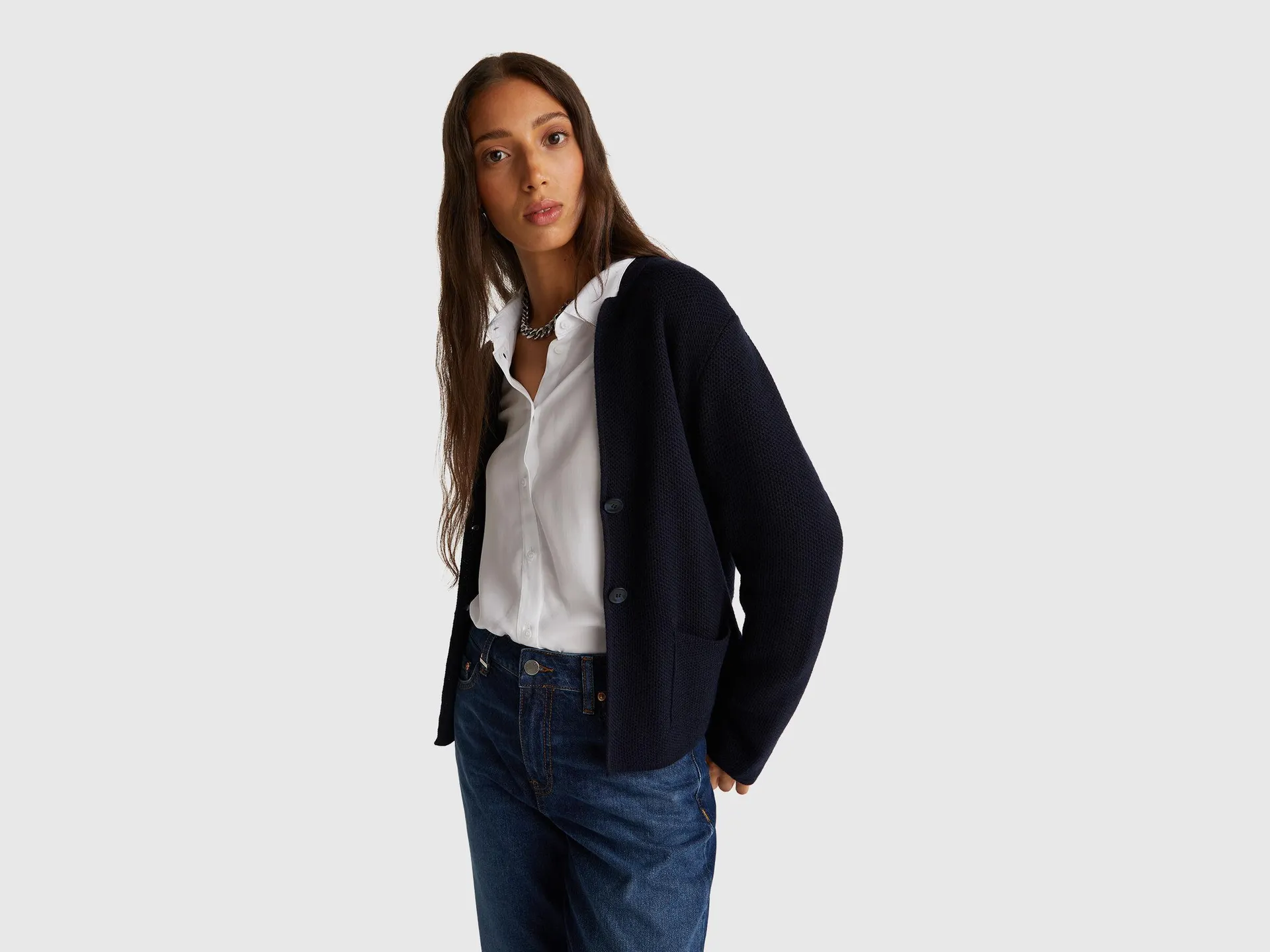 Cape aus Kaschmirmischung