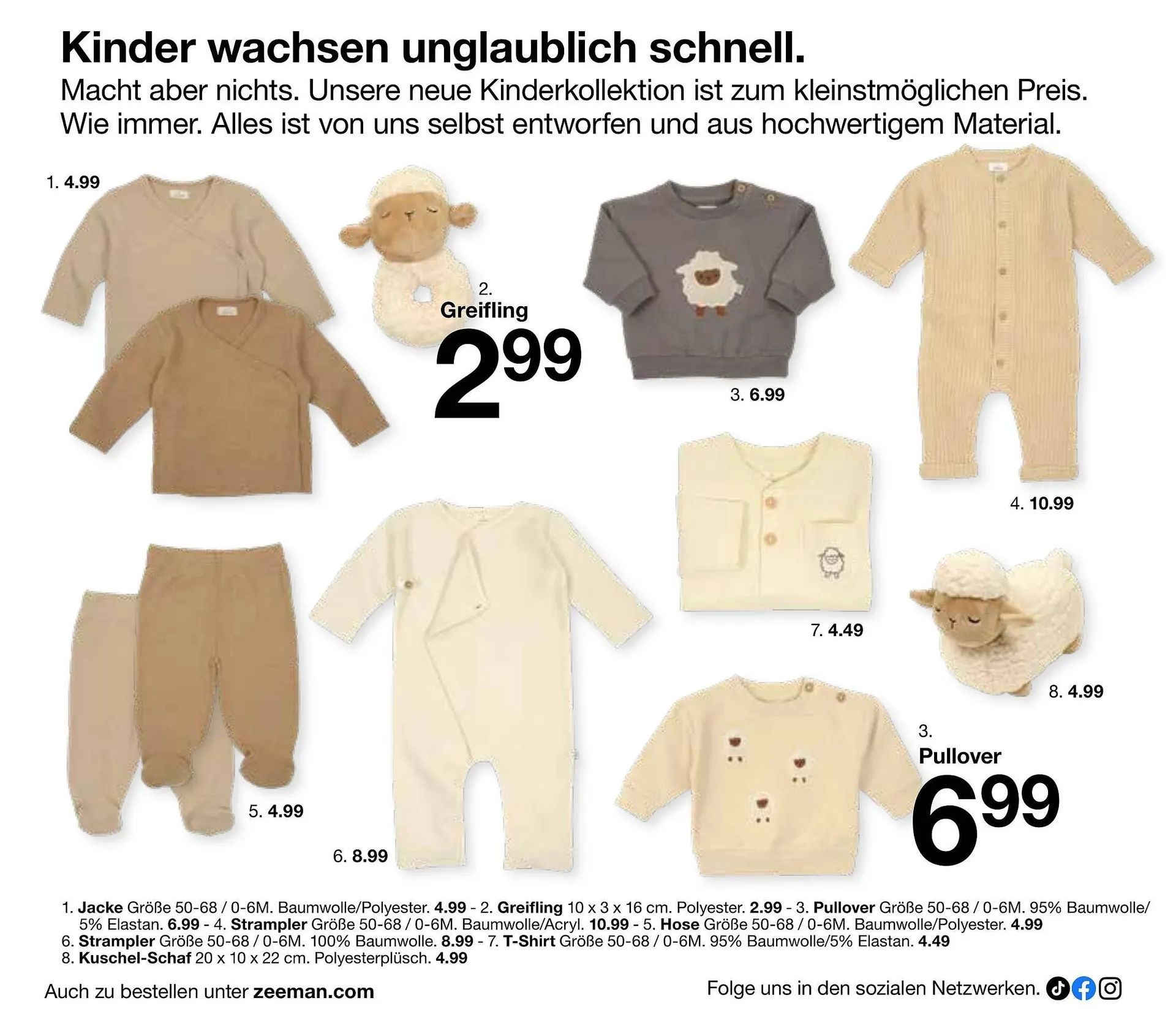 Zeeman Flugblatt von 18. Juli bis 12. Jänner 2026 - Flugblätt seite  12