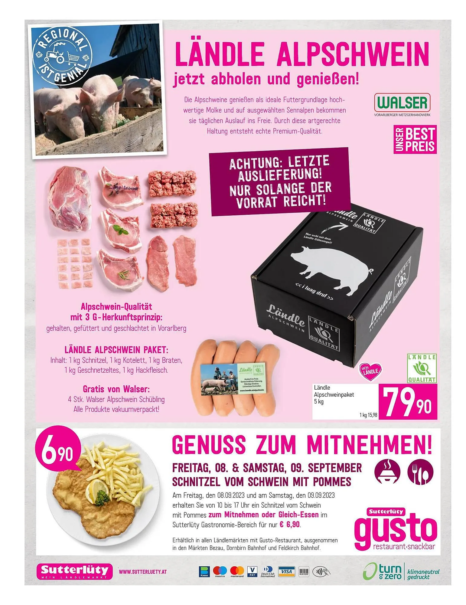 Sutterlüty Flugblatt von 7. September bis 12. September 2023 - Flugblätt seite  20