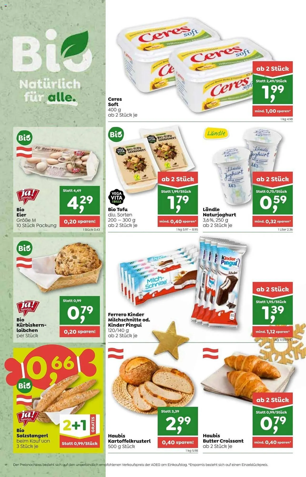 ADEG Flugblatt von 11. Dezember bis 16. Dezember 2023 - Flugblätt seite  2