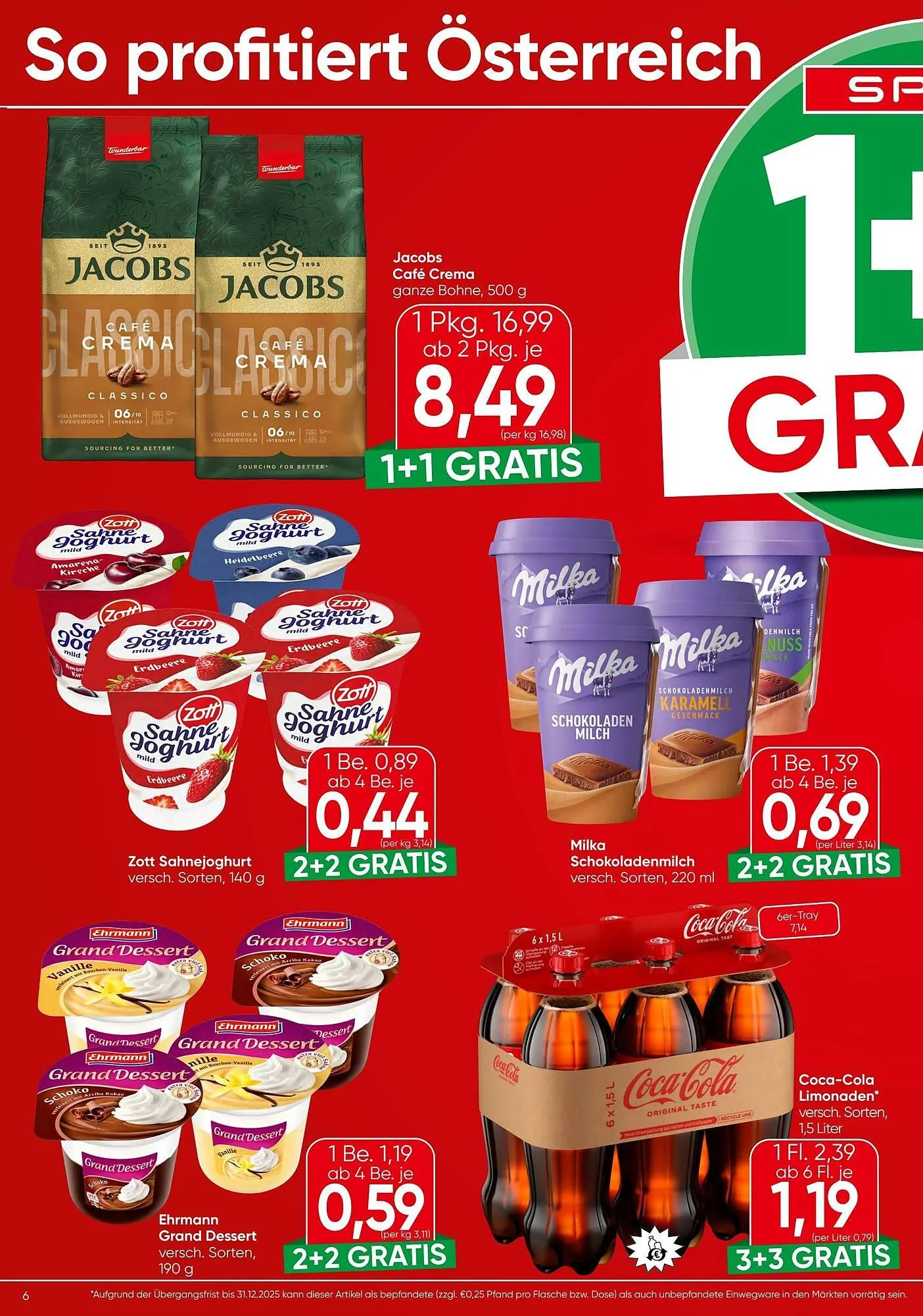 Spar Flugblatt von 6. November bis 19. November 2025 - Flugblätt seite 6