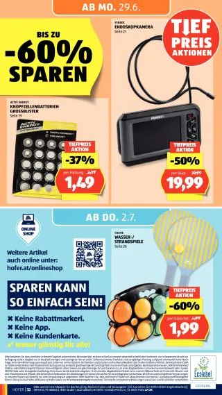 Hofer Flugblatt von 26. Juni bis 2. Juli 2026 - Flugblätt seite  37