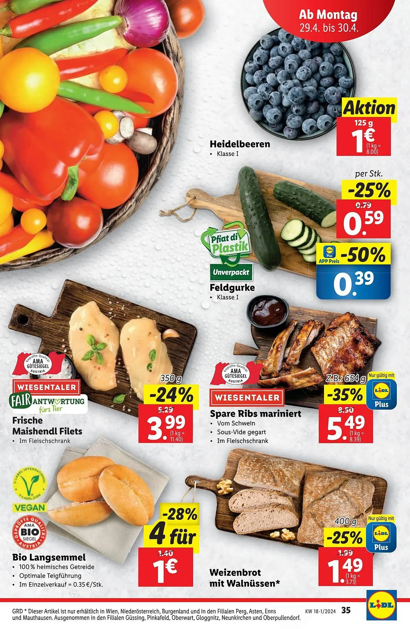 Lidl Flugblatt von 24. April bis 30. April 2024 - Flugblätt seite 39