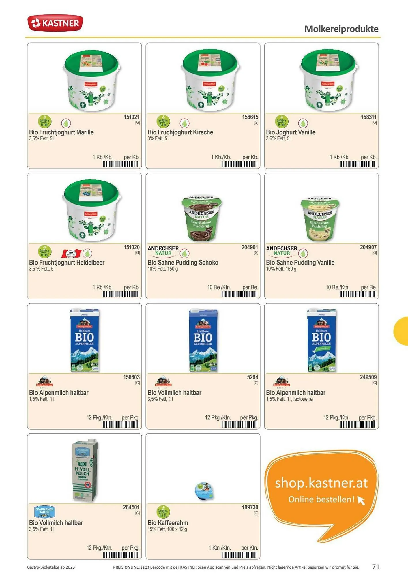 Kastner Flugblatt von 15. September bis 30. Dezember 2023 - Flugblätt seite  73