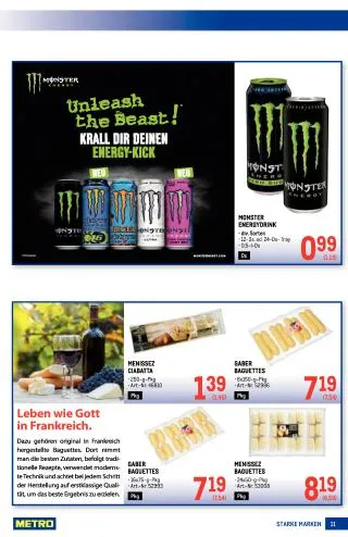 METRO Flugblatt Food von 3. September bis 16. September 2026 - Flugblätt seite 11