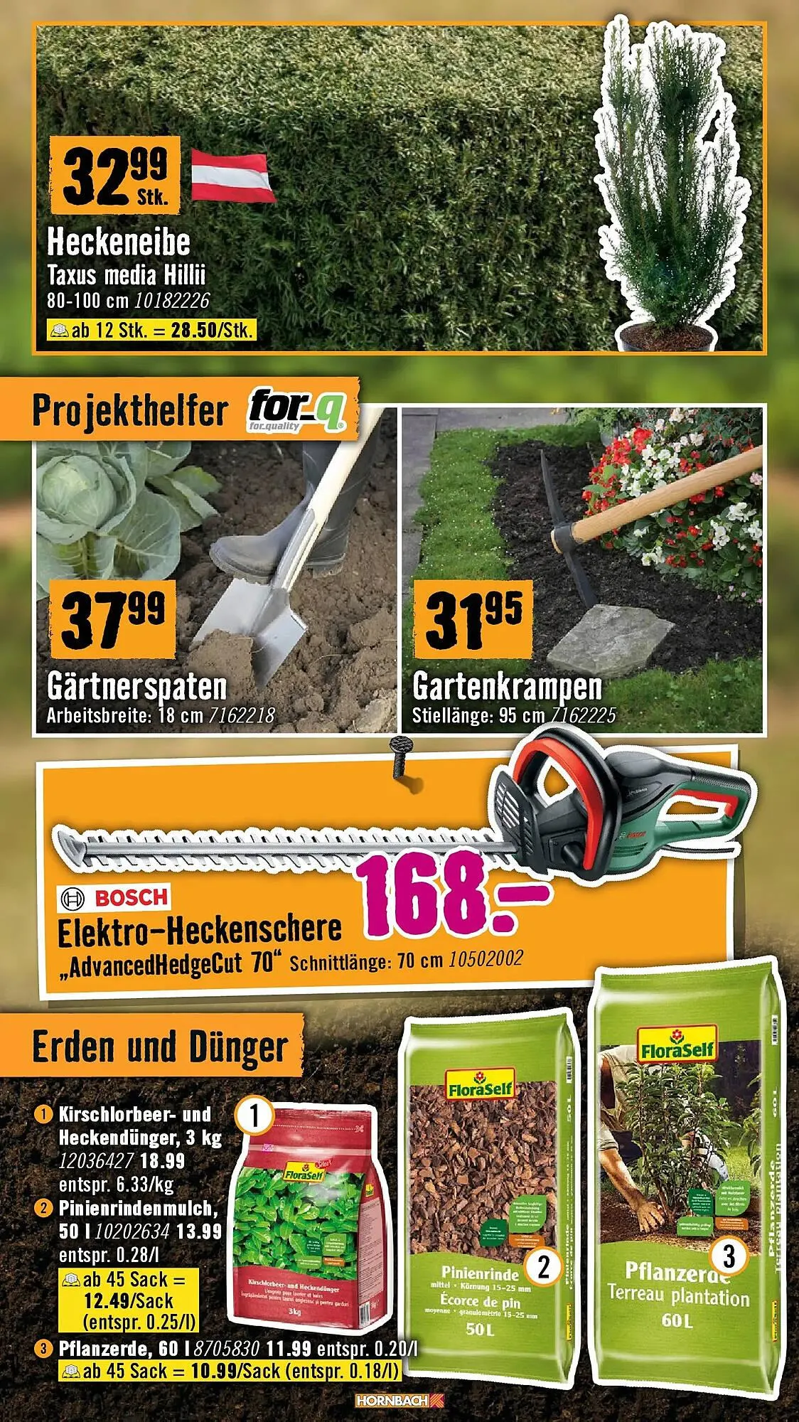Hornbach Flugblatt von 18. März bis 16. April 2026 - Flugblätt seite 22
