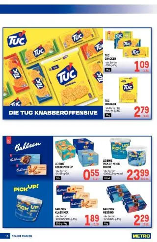 METRO Flugblatt Food - Starke Marken von 20. August bis 2. September 2026 - Flugblätt seite 16