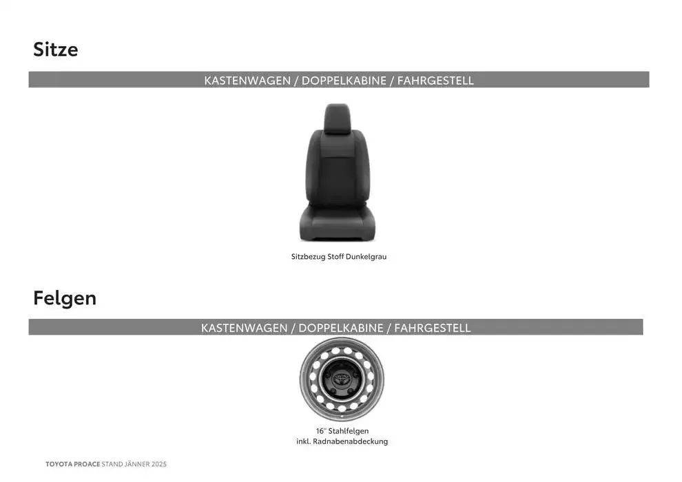 Toyota Proace & Proace Electric von 4. Jänner bis 4. Jänner 2026 - Flugblätt seite  13