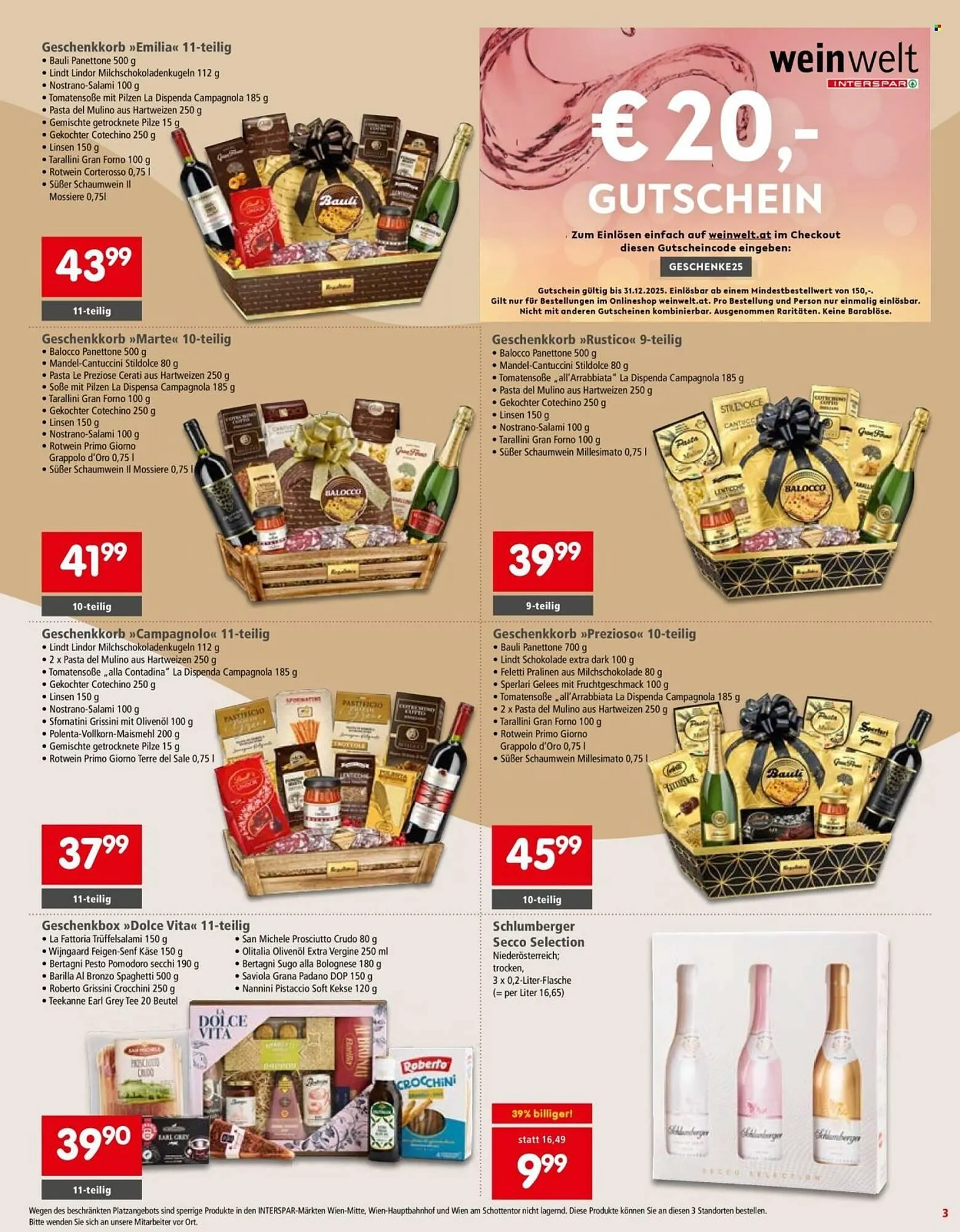 Interspar Flugblatt von 16. Oktober bis 24. Dezember 2025 - Flugblätt seite  3