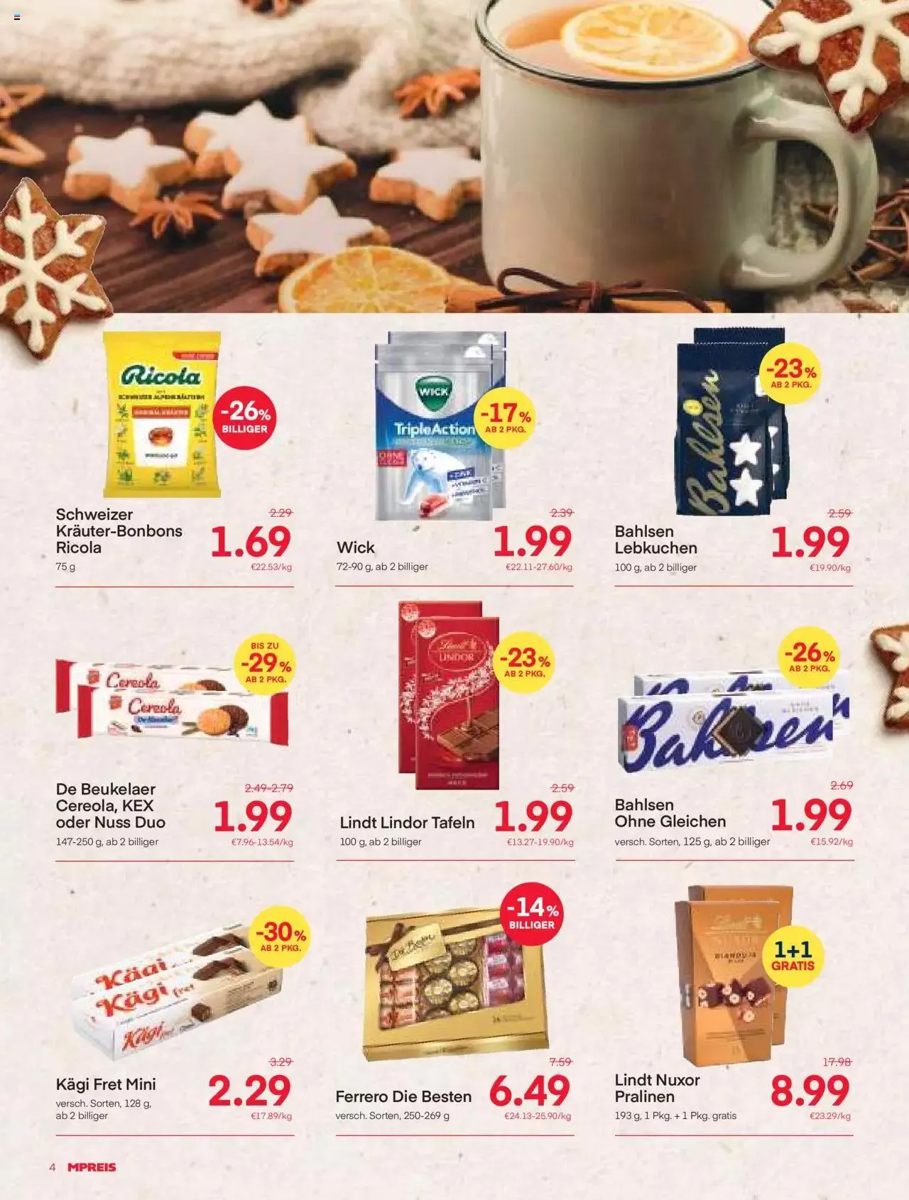 MPREIS Flugblatt von 27. November bis 3. Dezember 2023 - Flugblätt seite 4