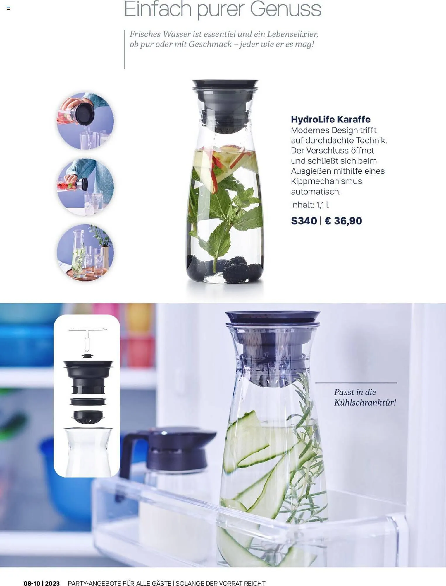 Tupperware Flugblatt von 7. August bis 5. November 2023 - Flugblätt seite 3