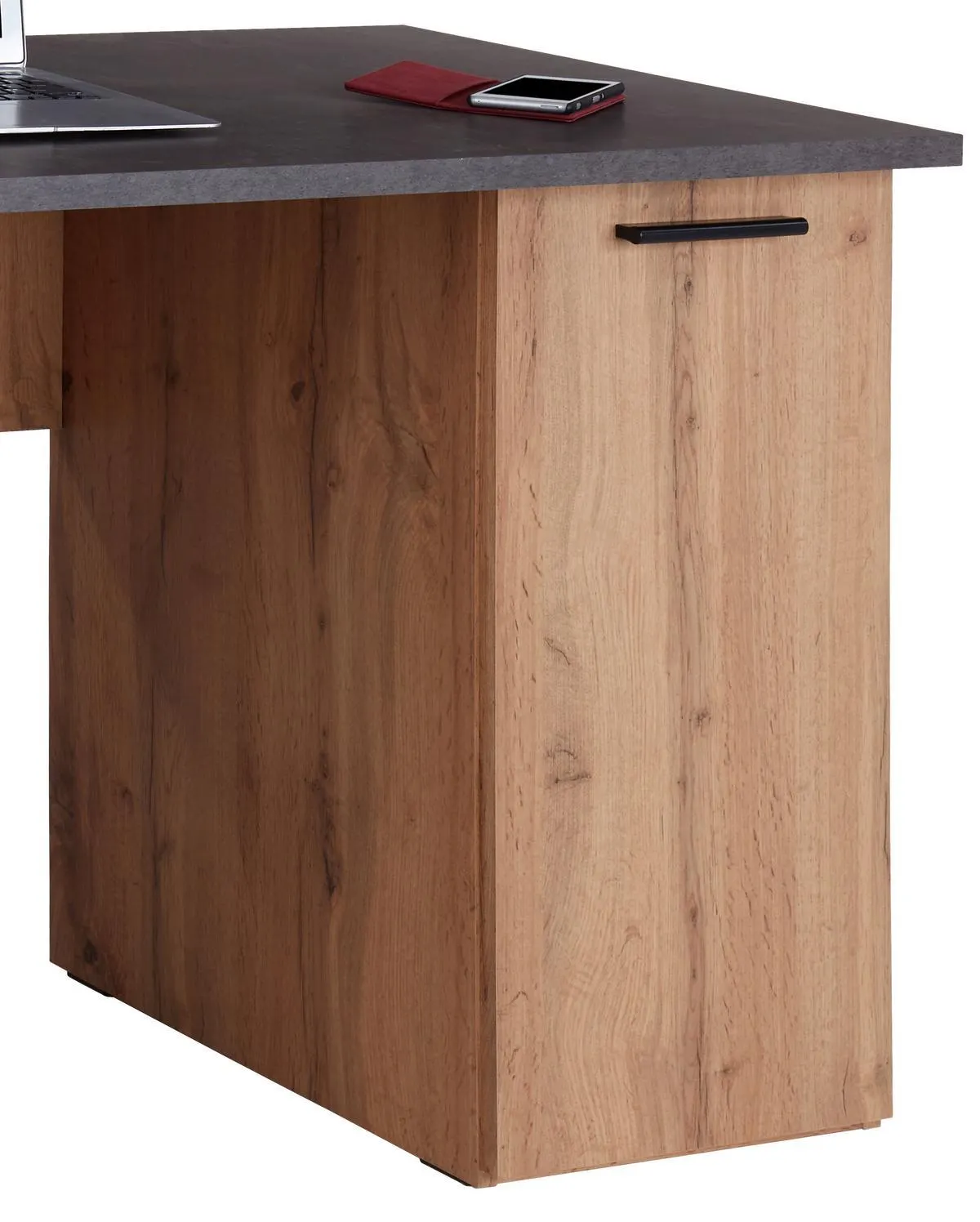 mit Stauraum B 138 cm H 76cm Mx 143, Eiche Dekor