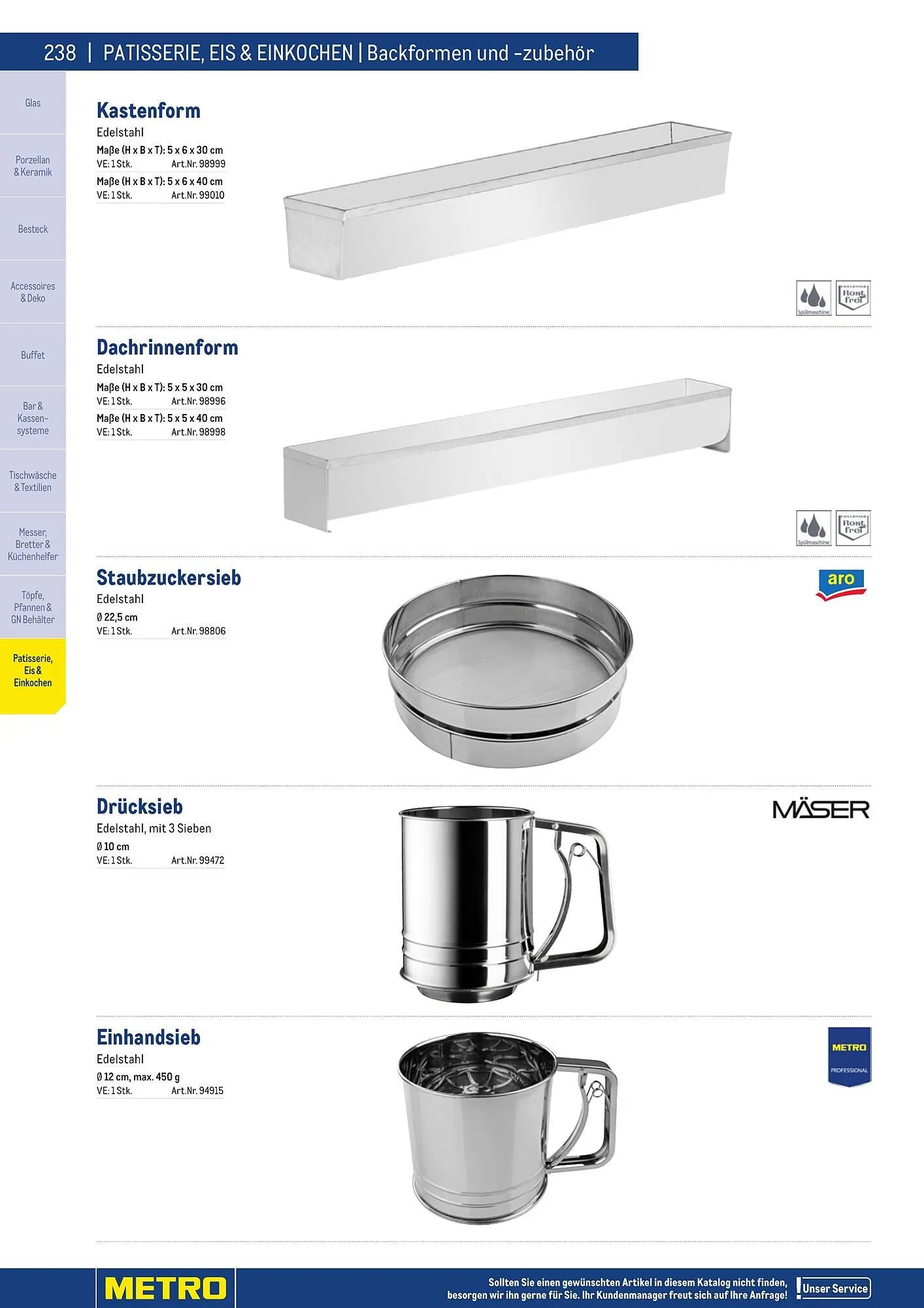 Metro Flugblatt von 25. März bis 31. Dezember 2026 - Flugblätt seite  238