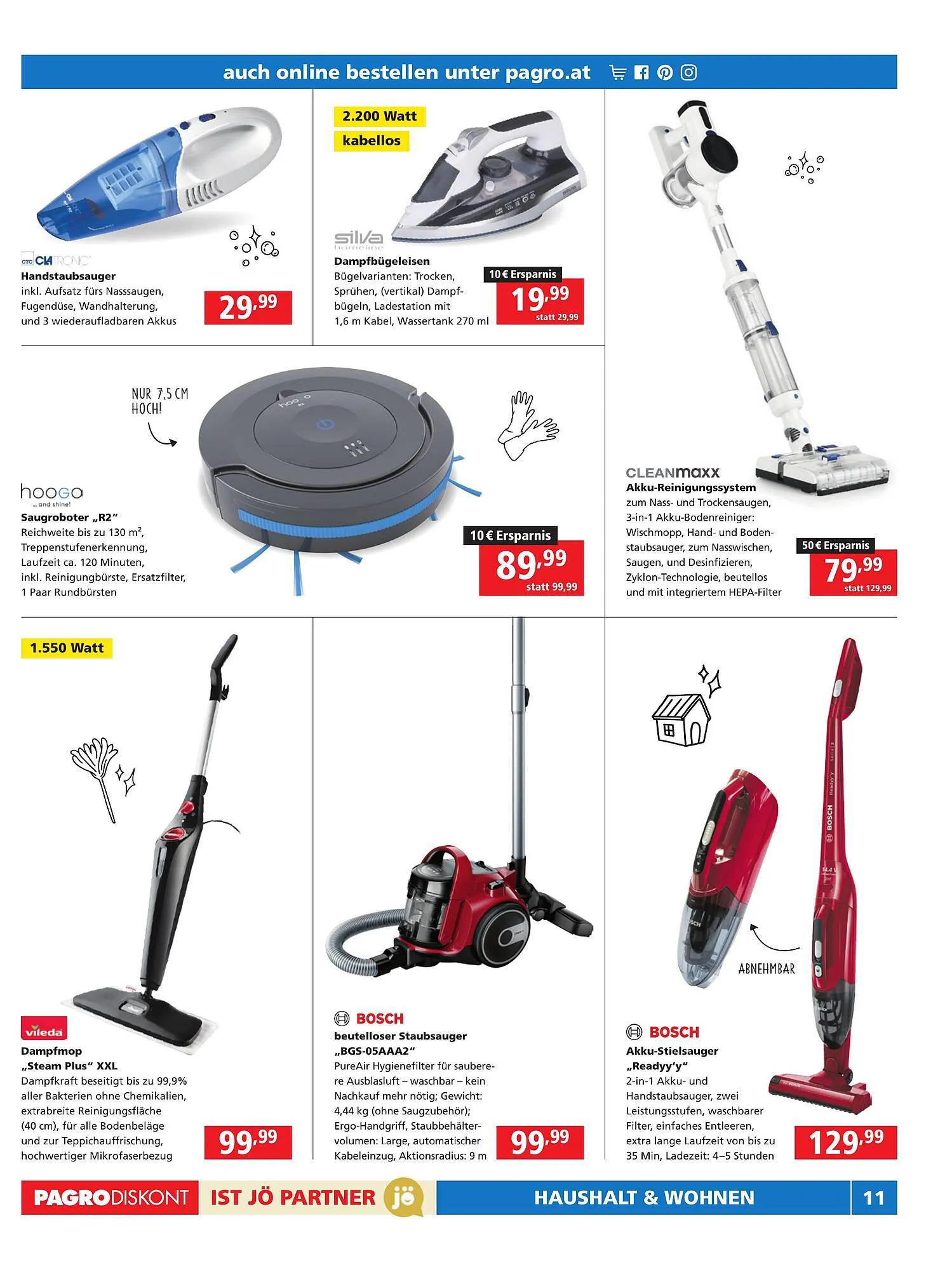 Pagro Diskont Flugblatt von 28. September bis 11. Oktober 2023 - Flugblätt seite 11