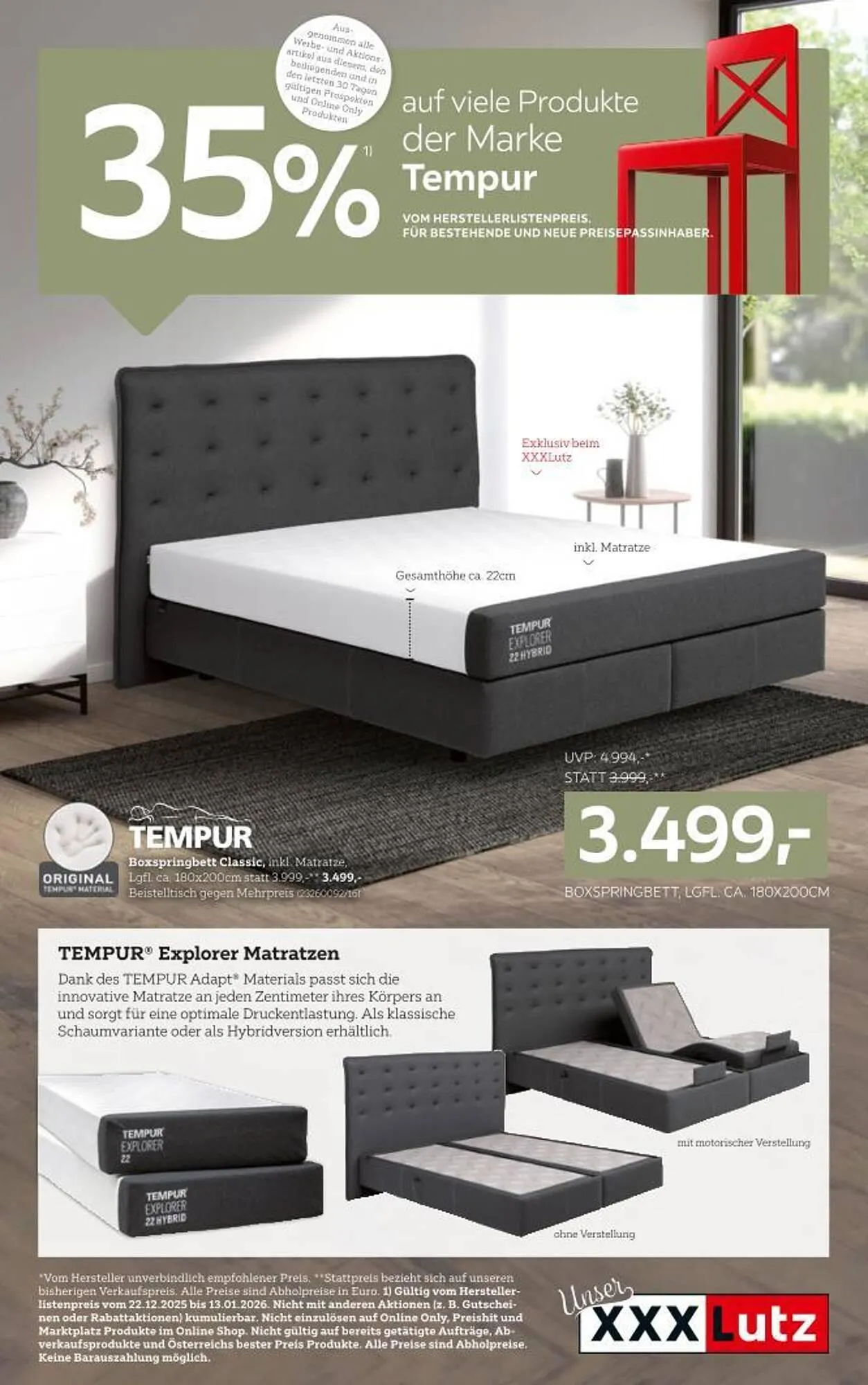 XXXLutz Prospekt von 22. Dezember bis 13. Jänner 2026 - Flugblätt seite  1