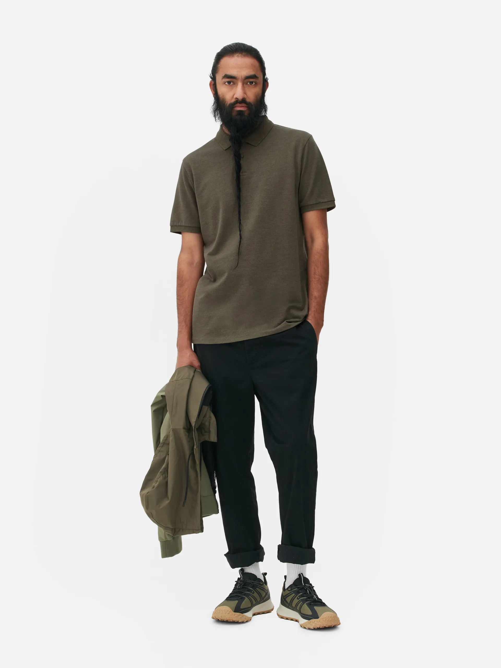 Poloshirt aus Piqué