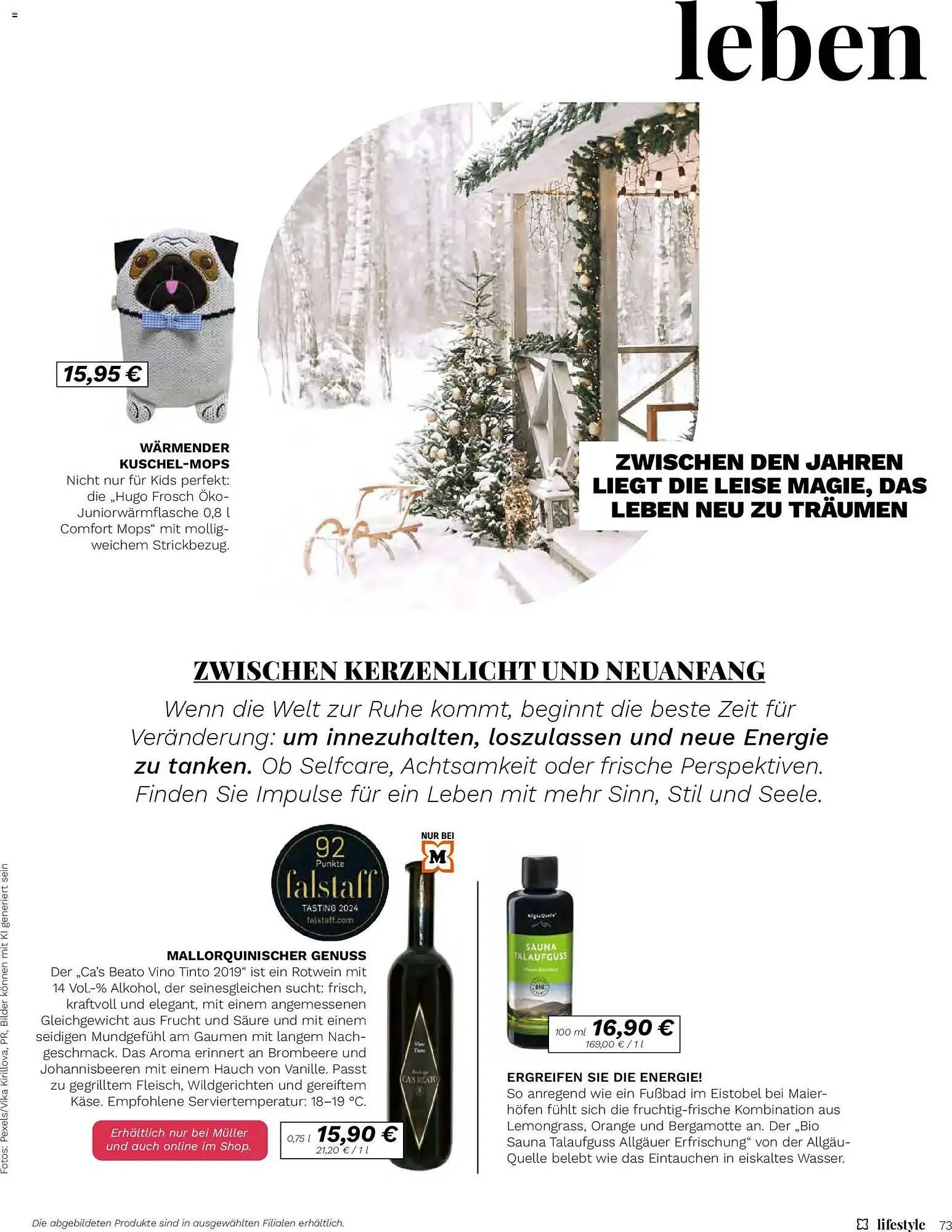 Müller Flugblatt von 17. November bis 31. Dezember 2025 - Flugblätt seite  73