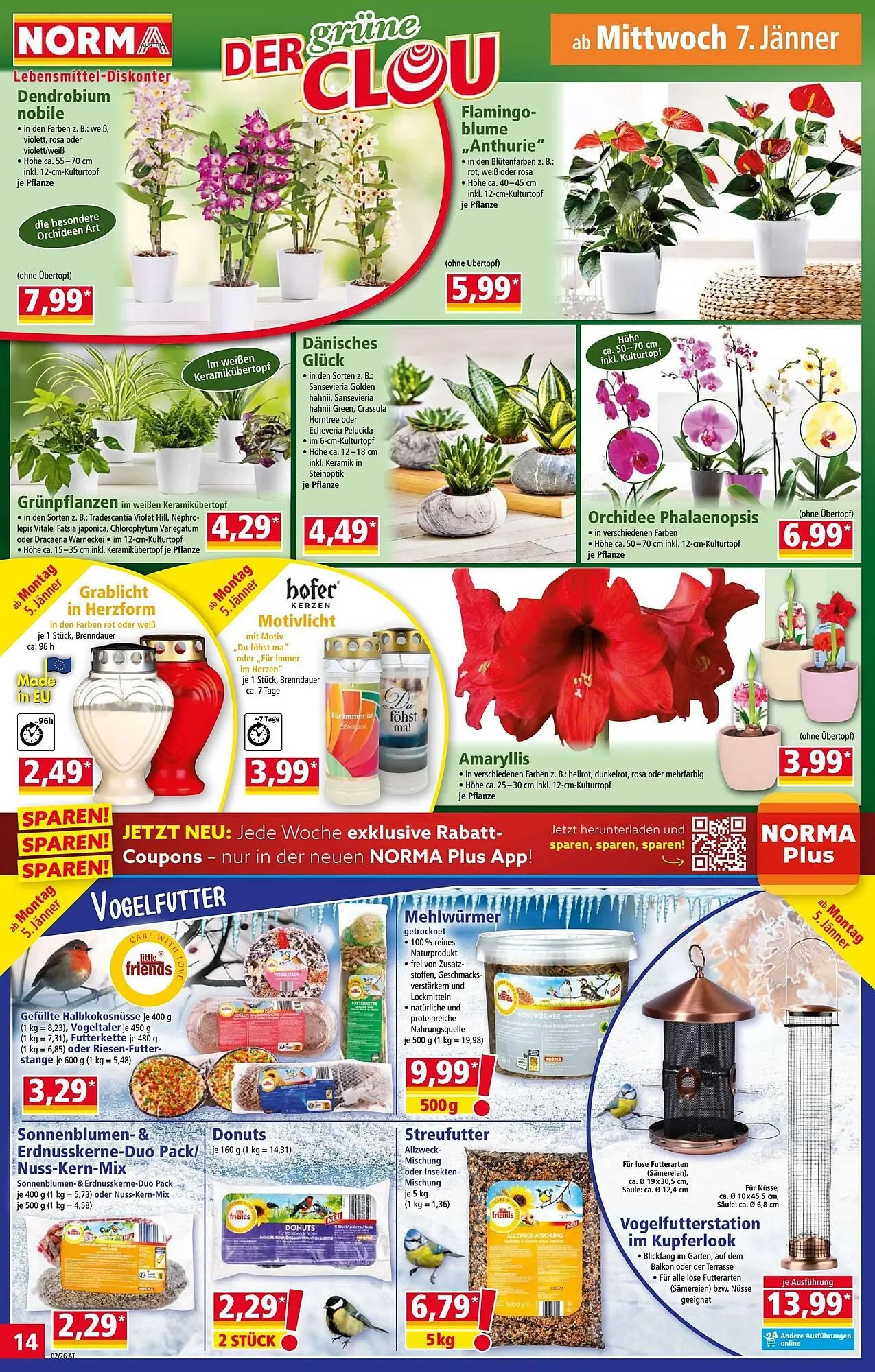 Norma Prospekt von 5. Jänner bis 11. Jänner 2026 - Flugblätt seite  14