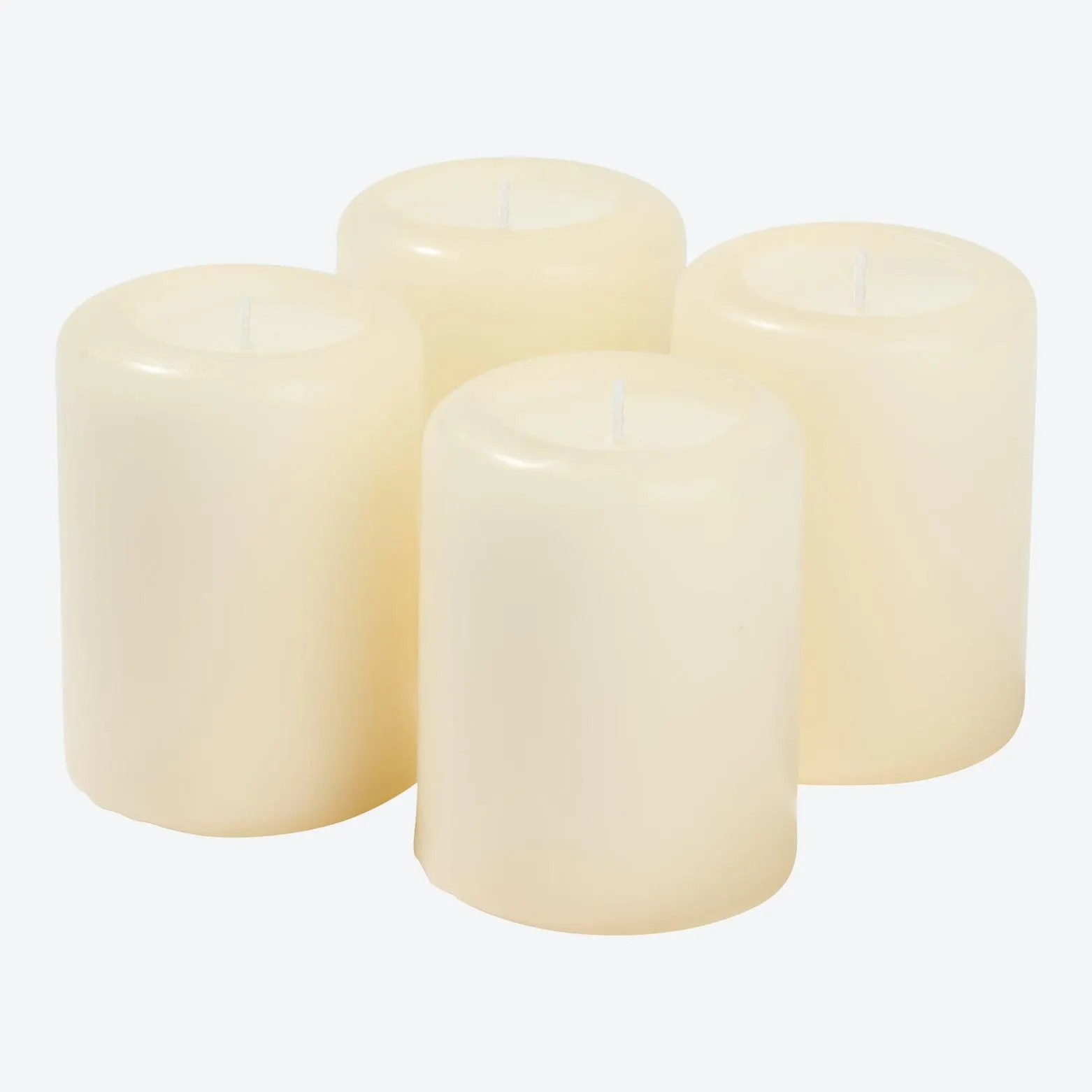 Kerzen, 4er-Pack, ca. 5x7 cm
