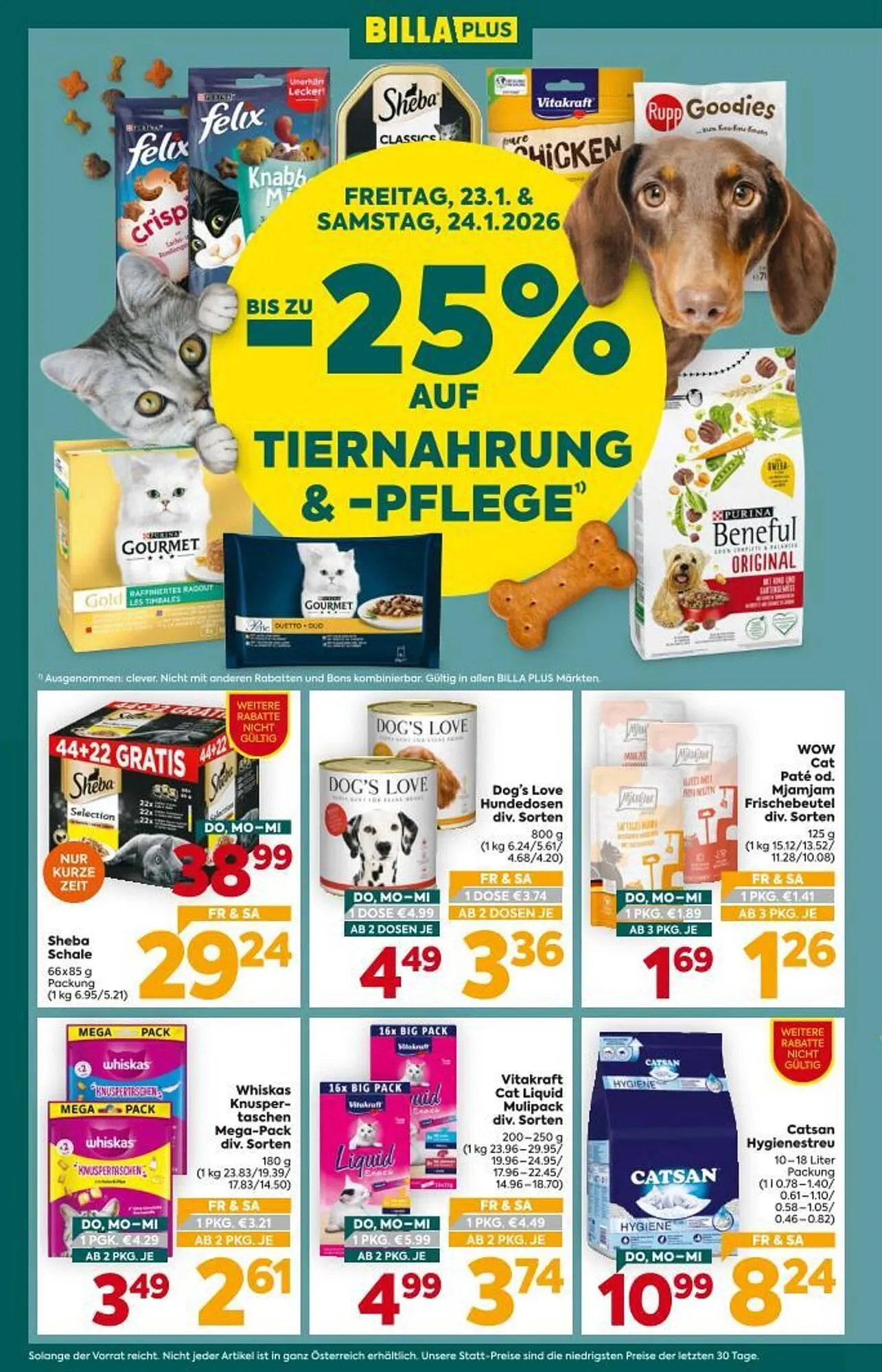 Billa Corso Flugblatt von 22. Jänner bis 28. Jänner 2026 - Flugblätt seite  2