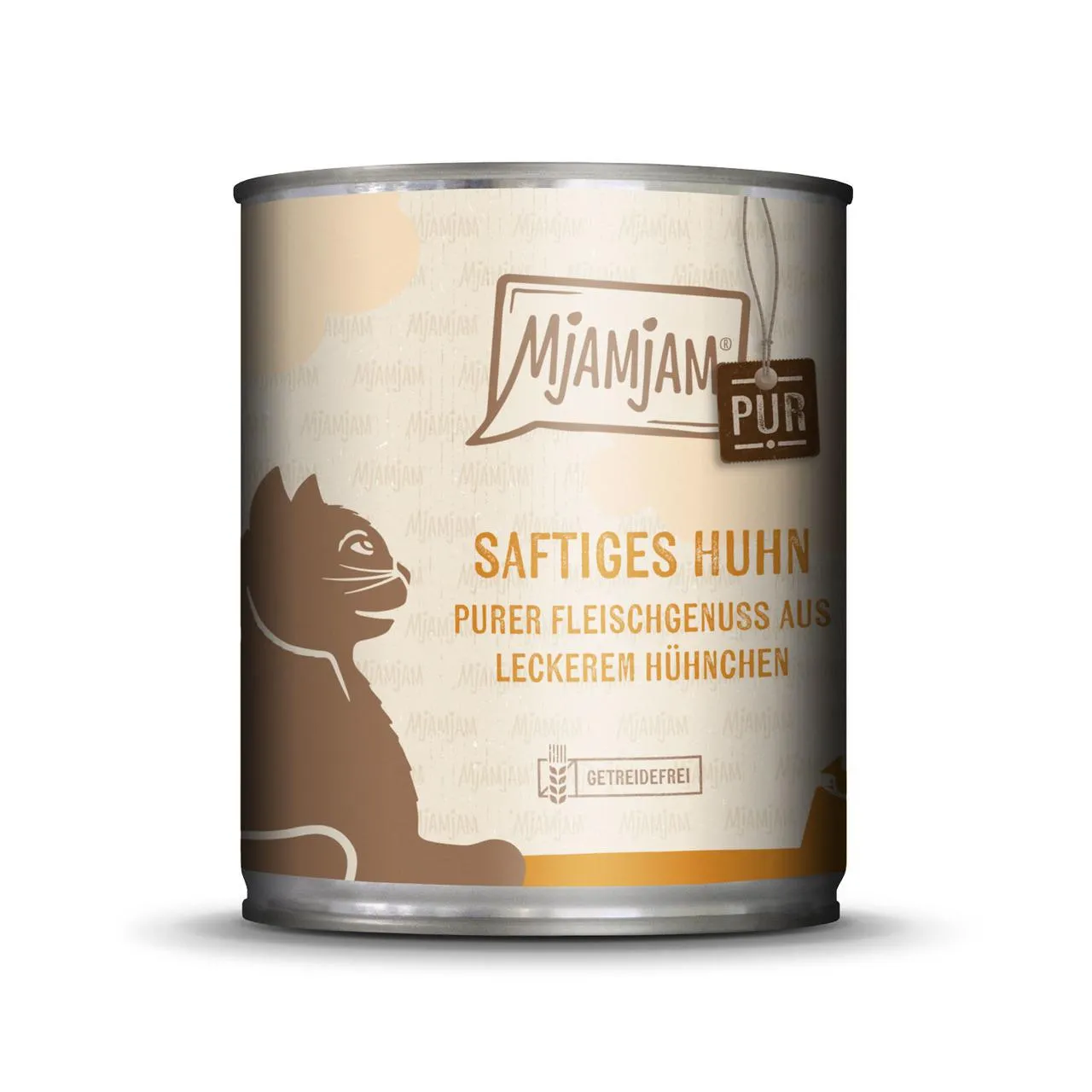 Mjamjam Saftiges Huhn purer Fleischgenuss aus frischem Hühnchen Katzen Nassfutter 800 g