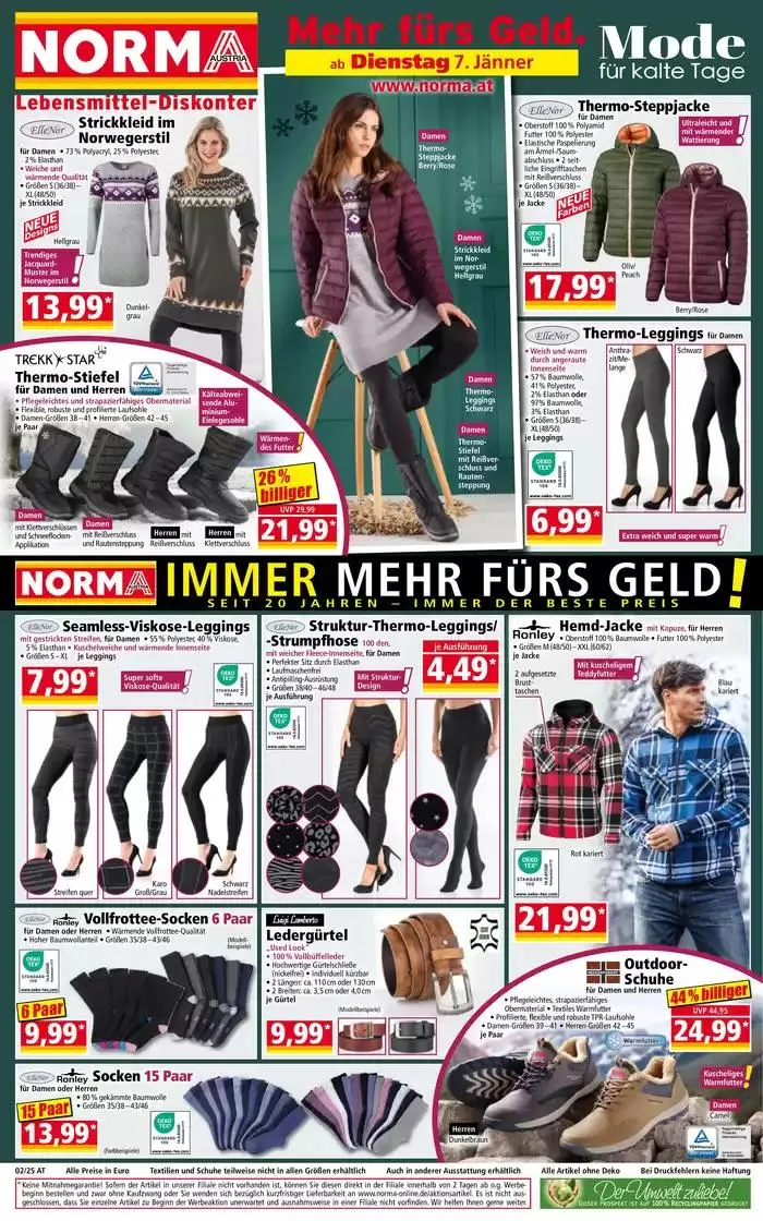 Exklusive Schnäppchen von 7. Jänner bis 11. Jänner 2025 - Flugblätt seite  1