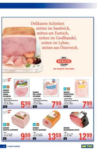 METRO Flugblatt Food - Starke Marken von 17. September bis 30. September 2026 - Flugblätt seite  4