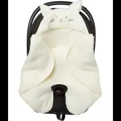 Einschlagdecke mit Klettverschluss Teddykopf Baby, verschiedene Ausführungen