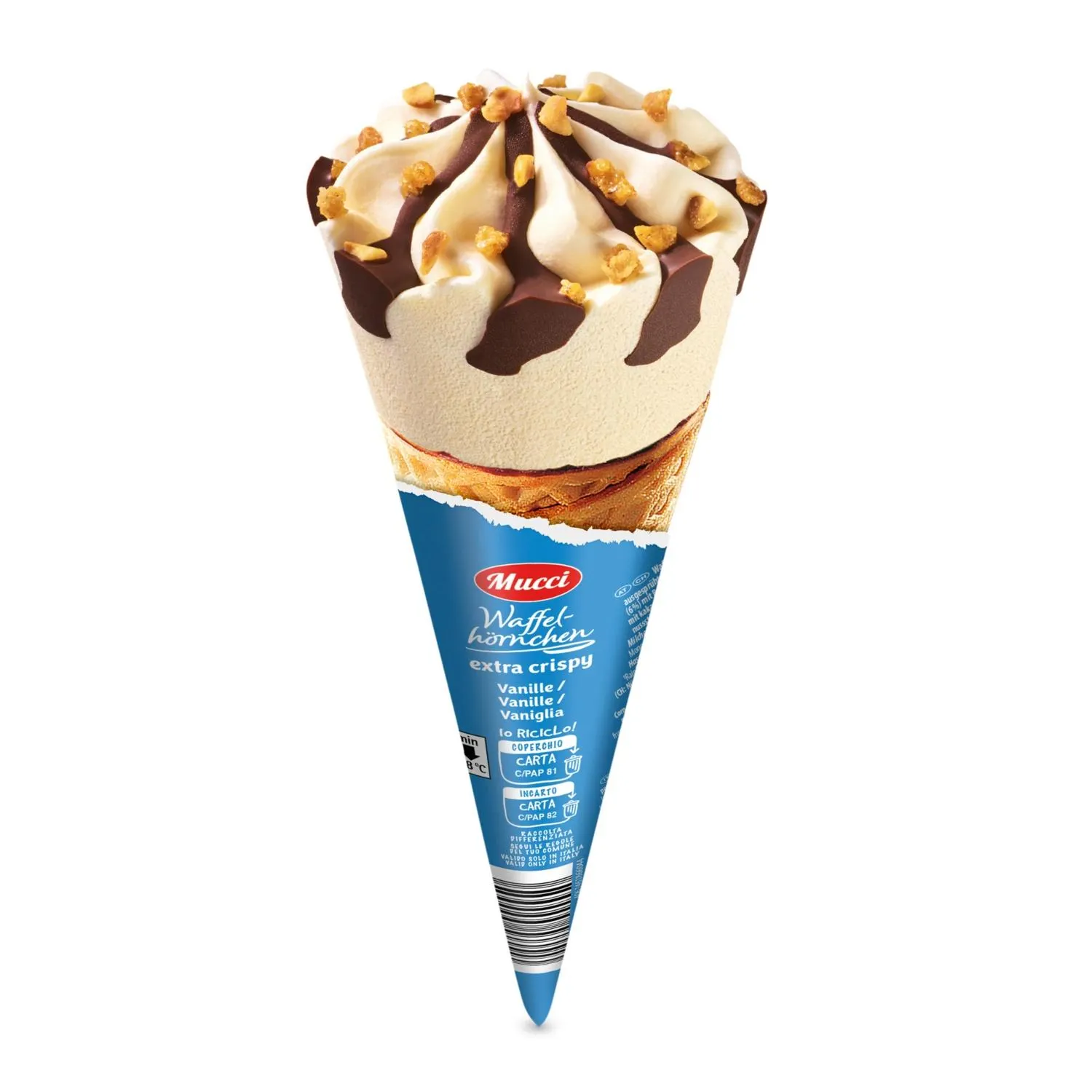 MUCCI Waffelhörnchen Impuls Vanille