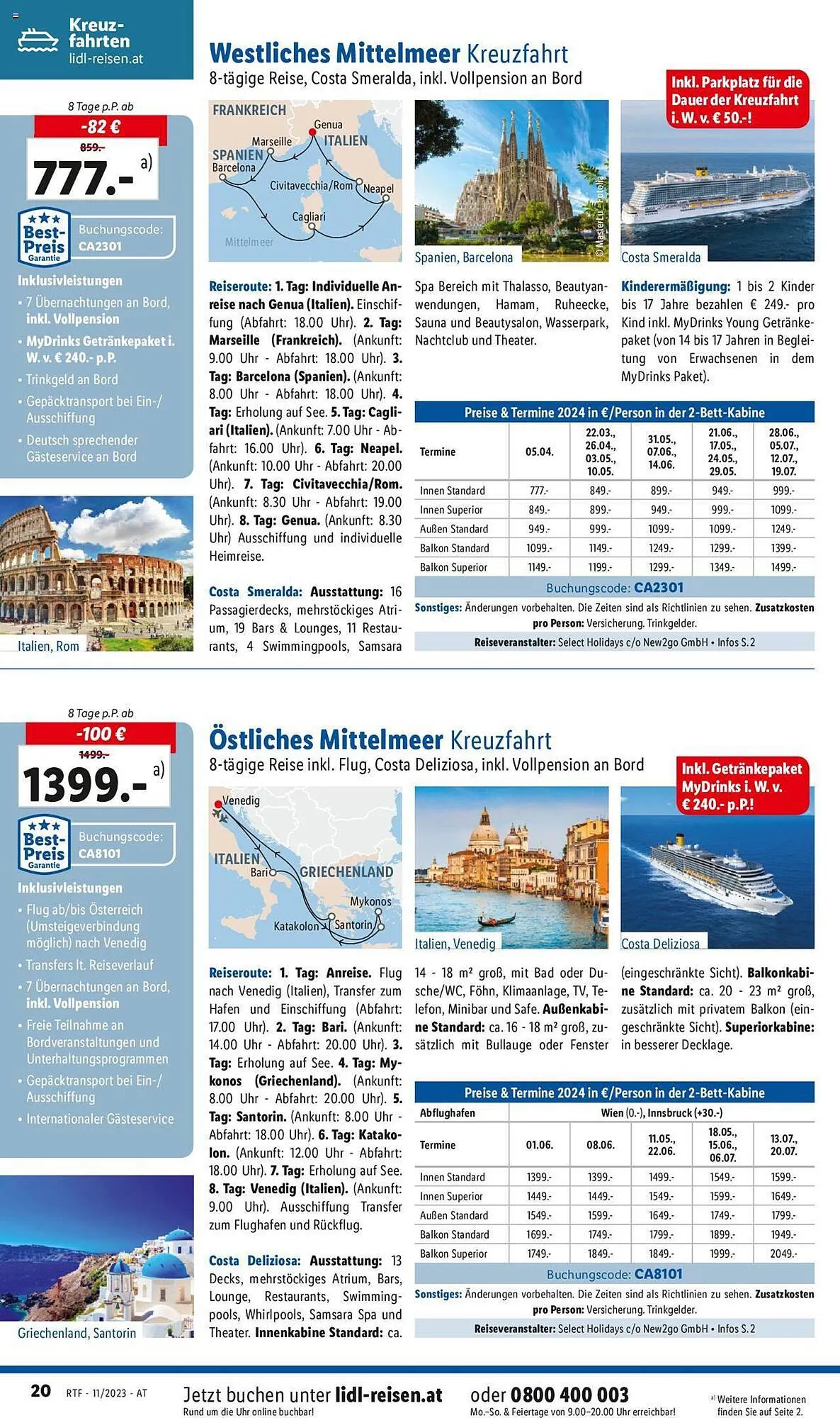 Lidl Flugblatt von 15. November bis 15. Dezember 2023 - Flugblätt seite 20