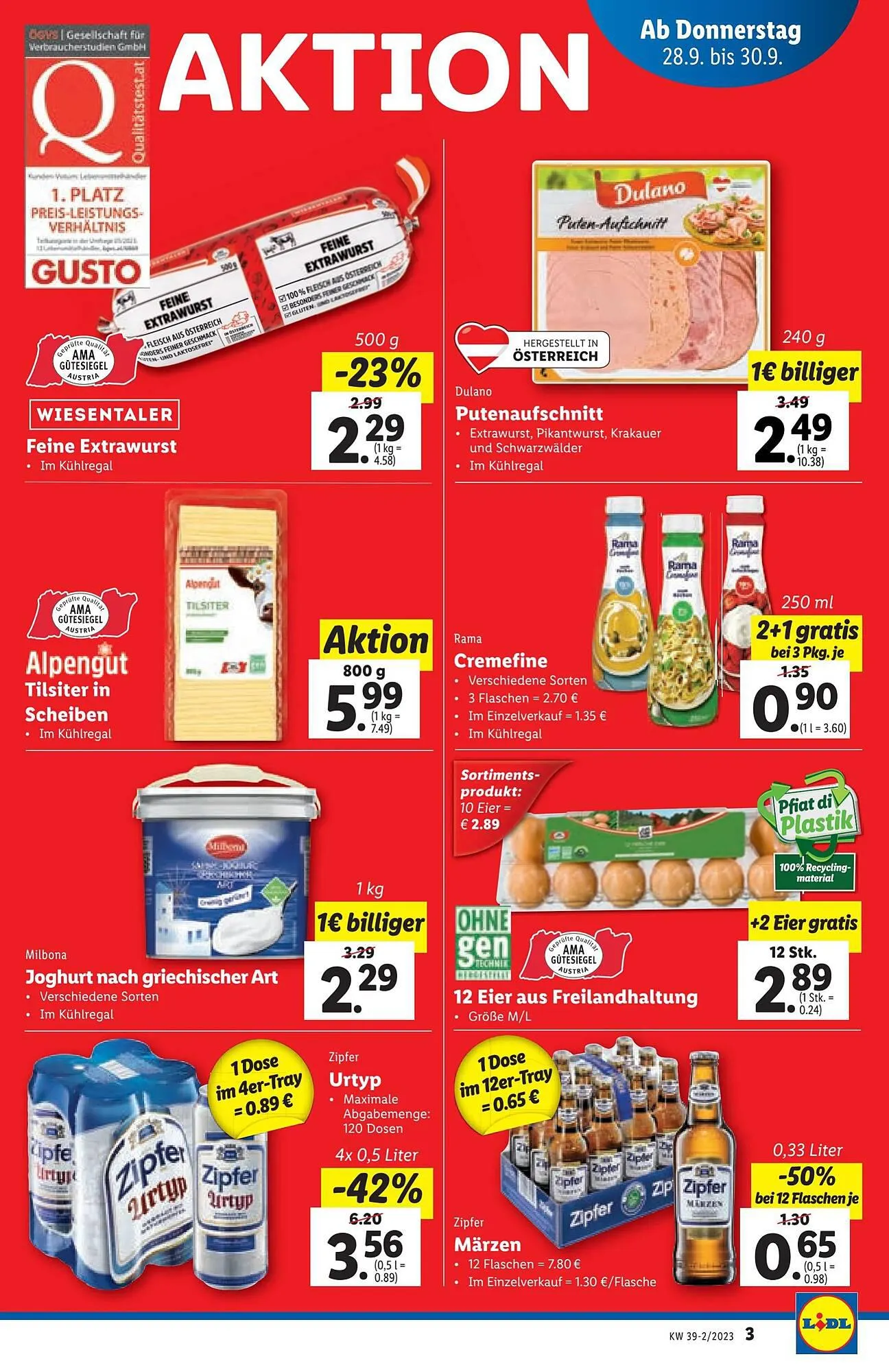 Lidl Flugblatt von 27. September bis 4. Oktober 2023 - Flugblätt seite 3