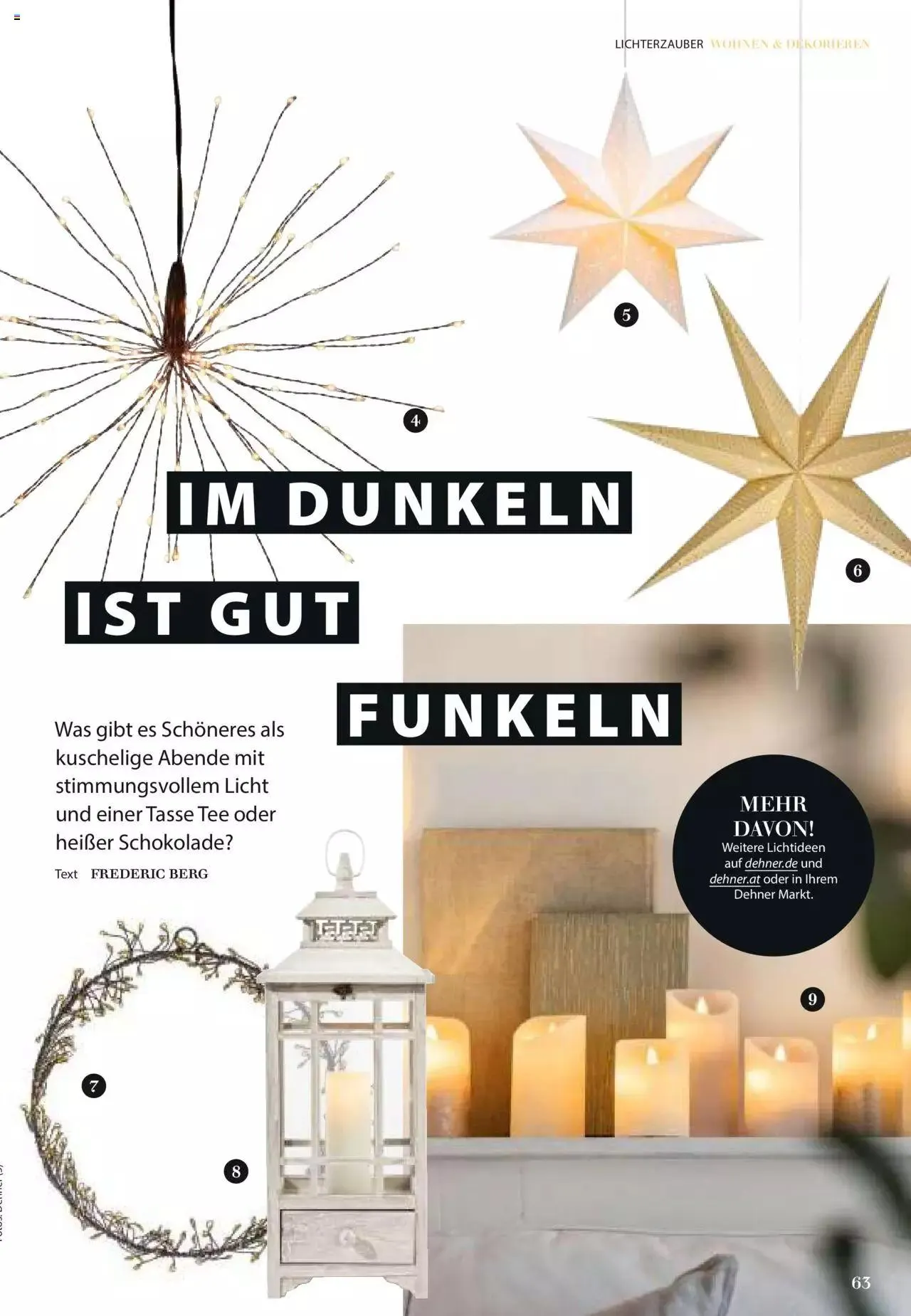 Dehner Flugblatt von 10. Oktober bis 31. Dezember 2023 - Flugblätt seite  63